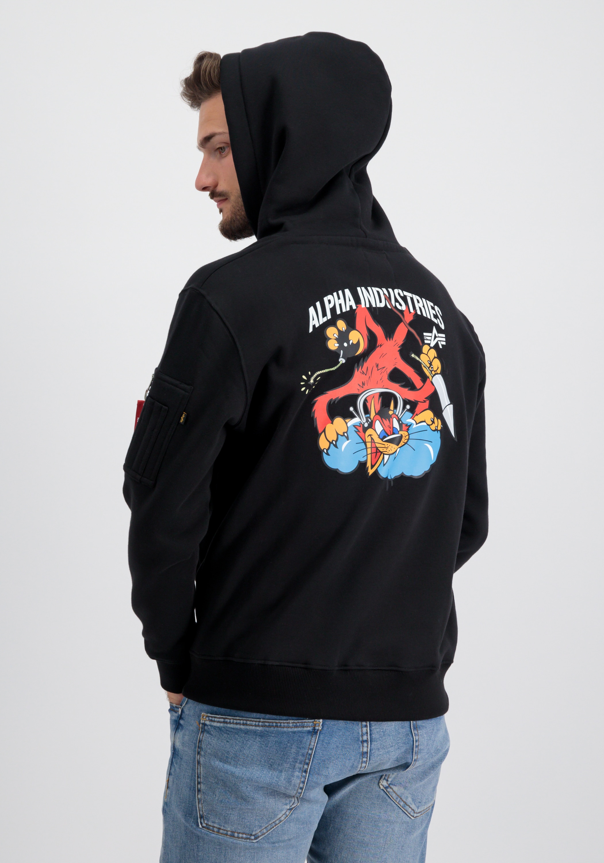 Alpha Industries Hoodie »Fighter Squadron Hoodie Kapuzensweatshirt«