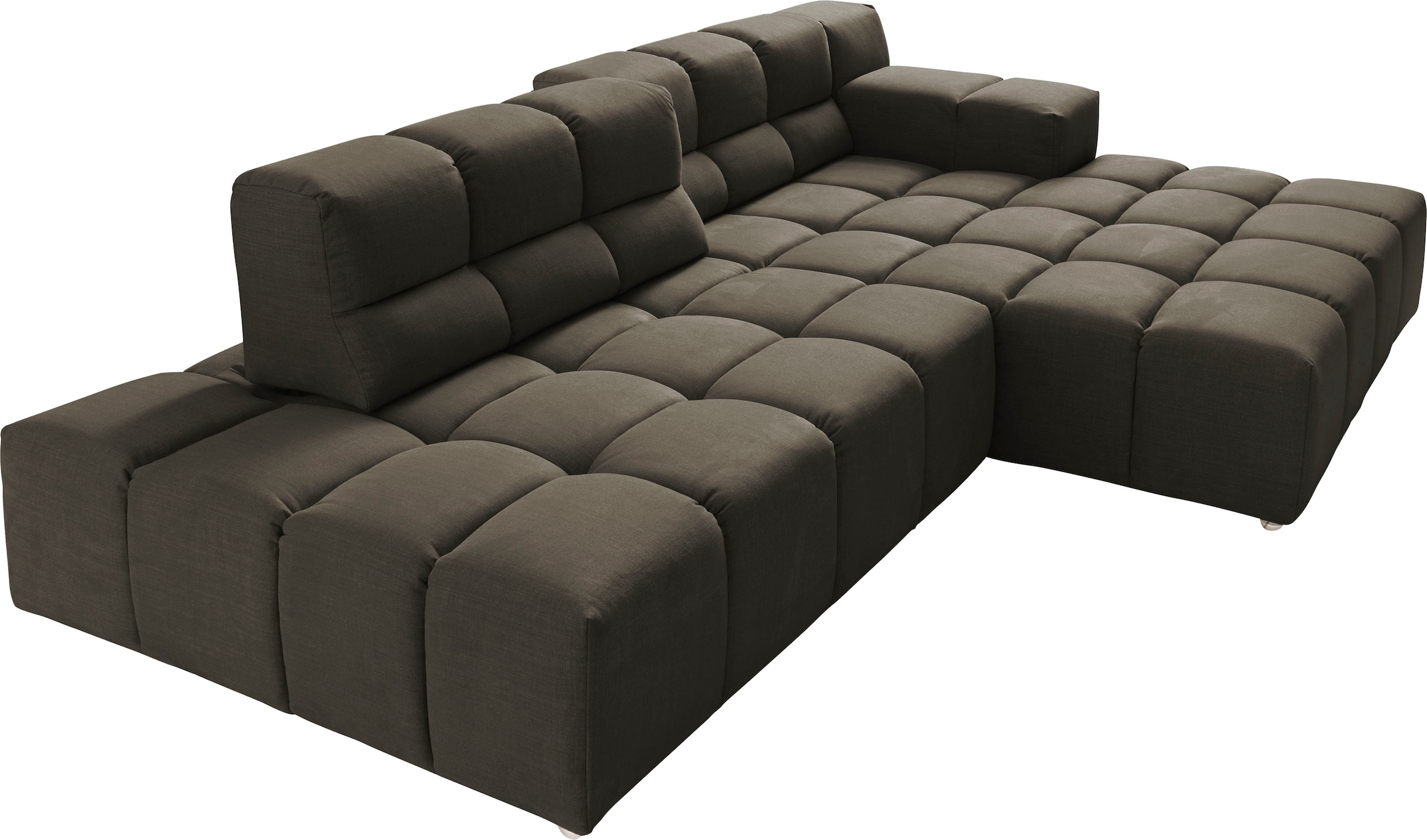 designwerk Ecksofa »Temple L-Form, tolles Designsofa«, mit Sitztiefenverstellung