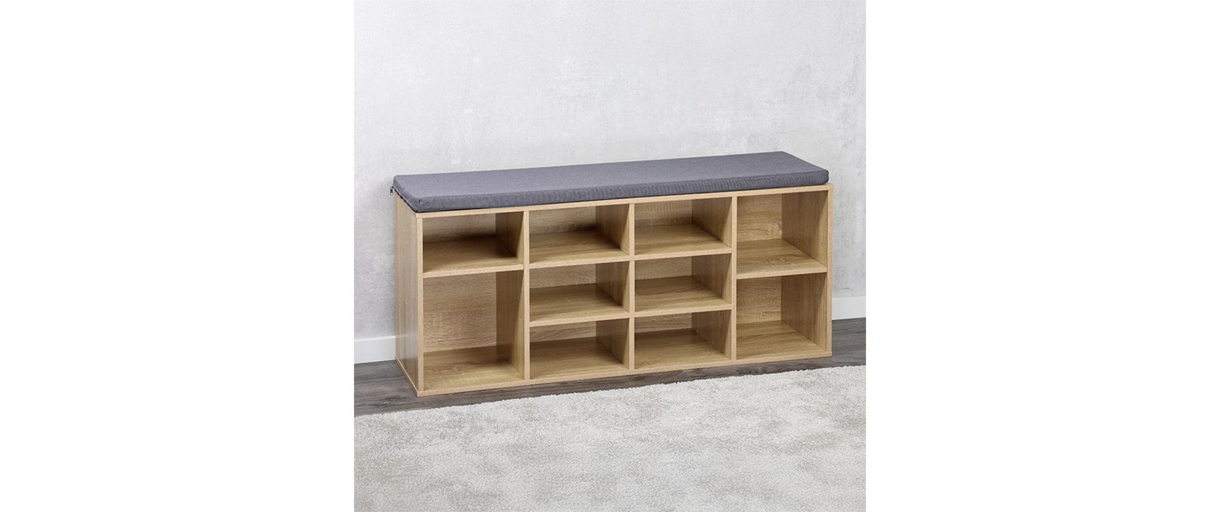 KESPER® Armoire à chaussures »mit Sitzkissen Holz natur 103.5 x 46171 x 48 cm«