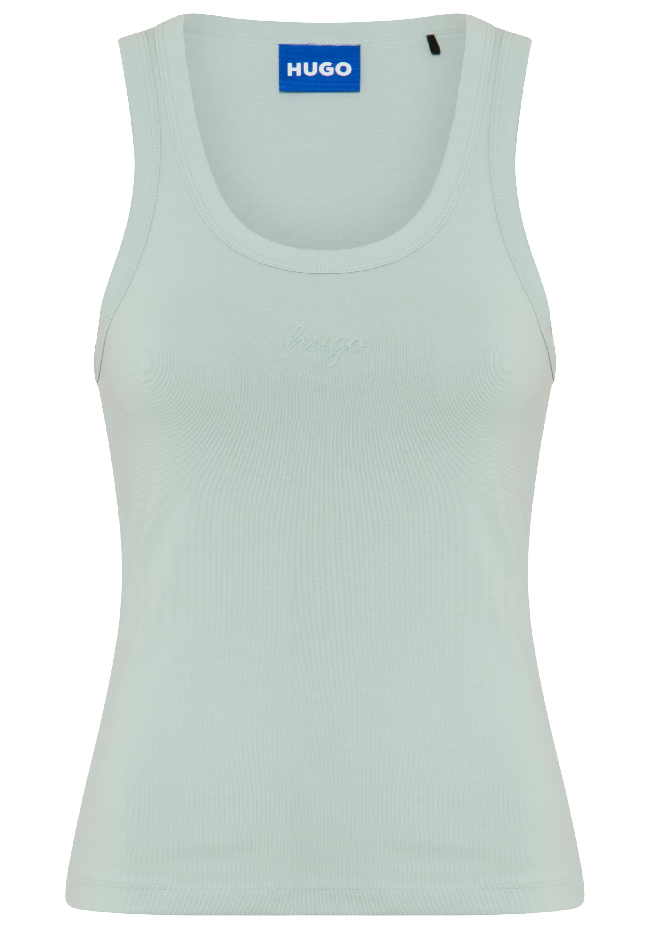 Image of HUGO Tanktop "Damatank" aus Stretch-Baumwolle, Extra Slim Fit