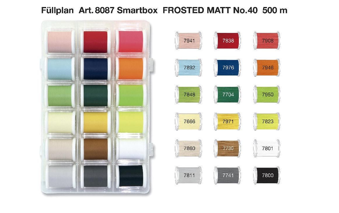 Nähgarn »Madeira Frosted Matt Smartbox Mehrfarbig«