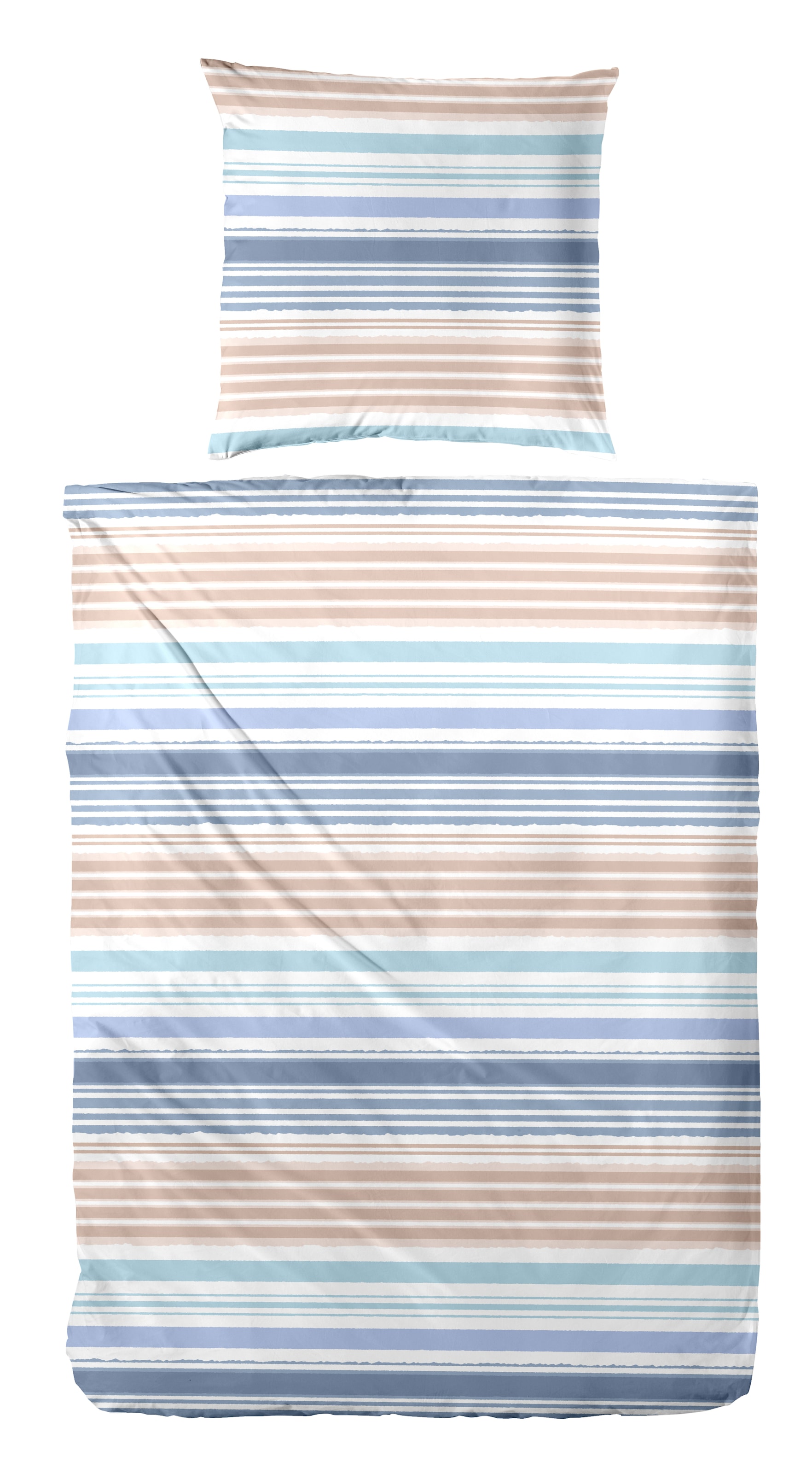 Image of Primera Bettwäsche "Renforce-Bettwäsche Fresh stripe" 2 Stk. mit Streifen