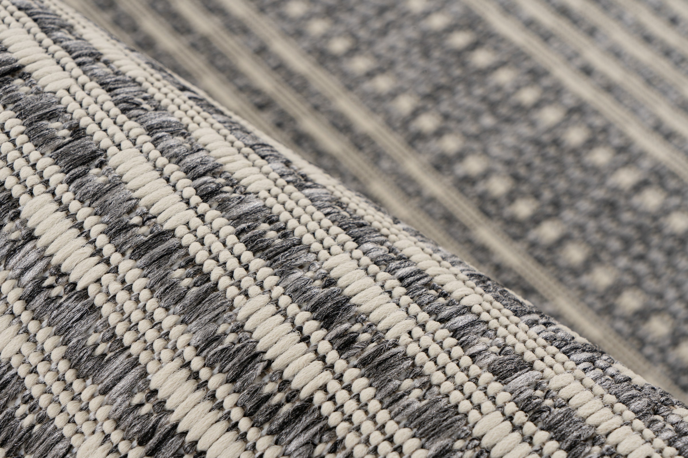 Kayoom Tapis »Nibru 125« Rectangulaire 5 mm Höhe Flachgewebe, In- und Outdoor geeignet, schnell trocknend