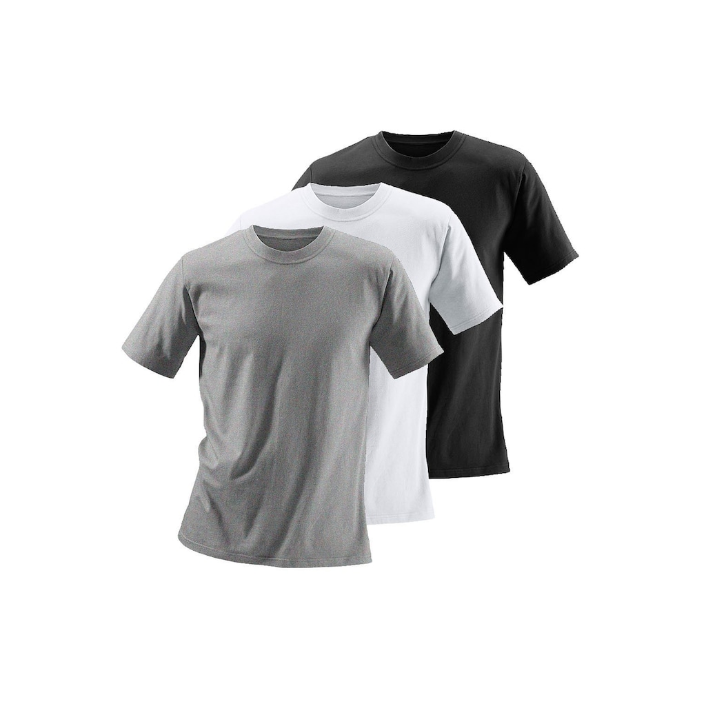 H.I.S T-Shirt, (Packung, 3 tlg.), aus Baumwolle