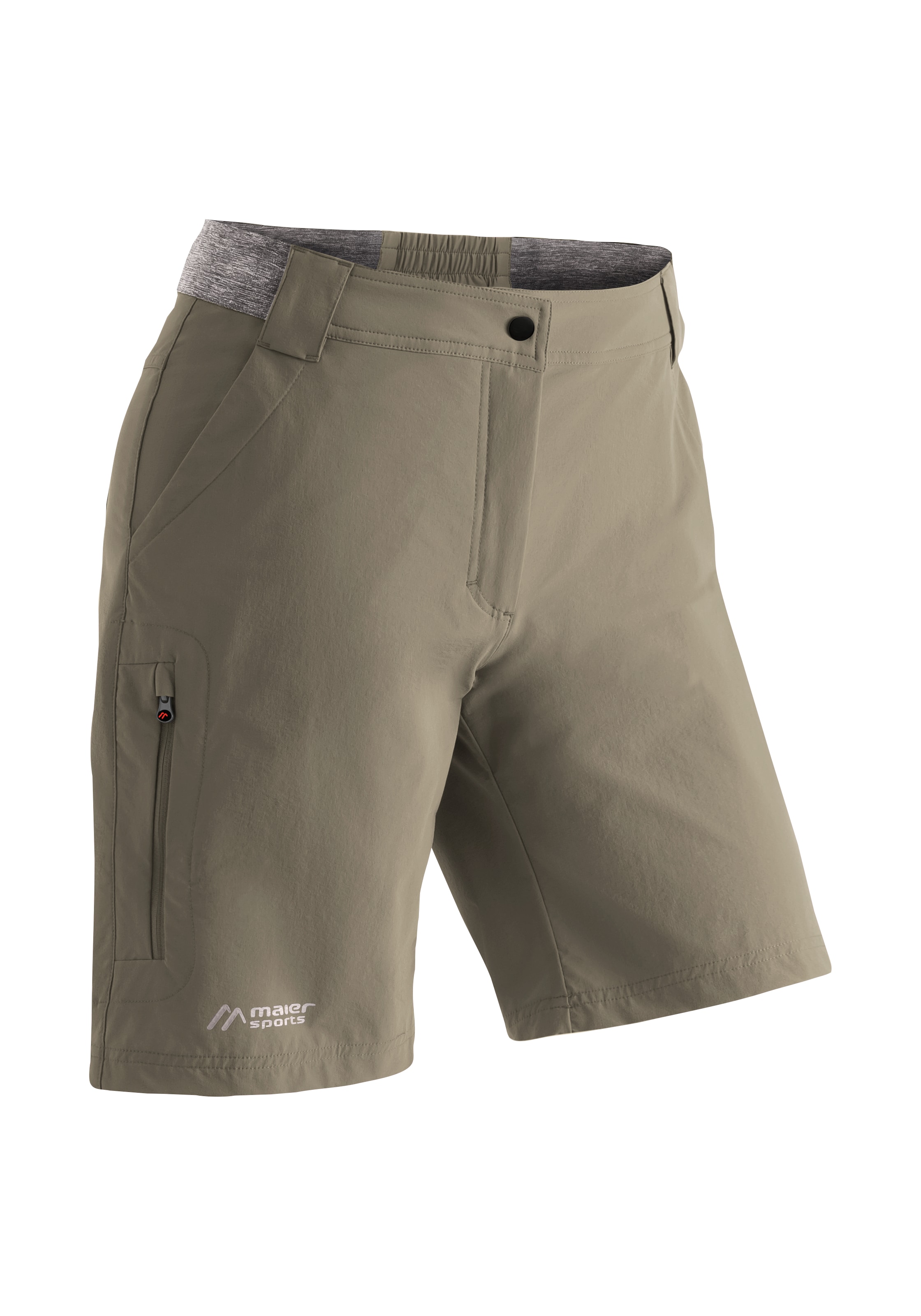 Maier Sports Funktionsshorts »Norit Short W«, Damen Shorts, kurze Outdoor-Hose, Bermuda mit 5 Taschen, Regular Fit