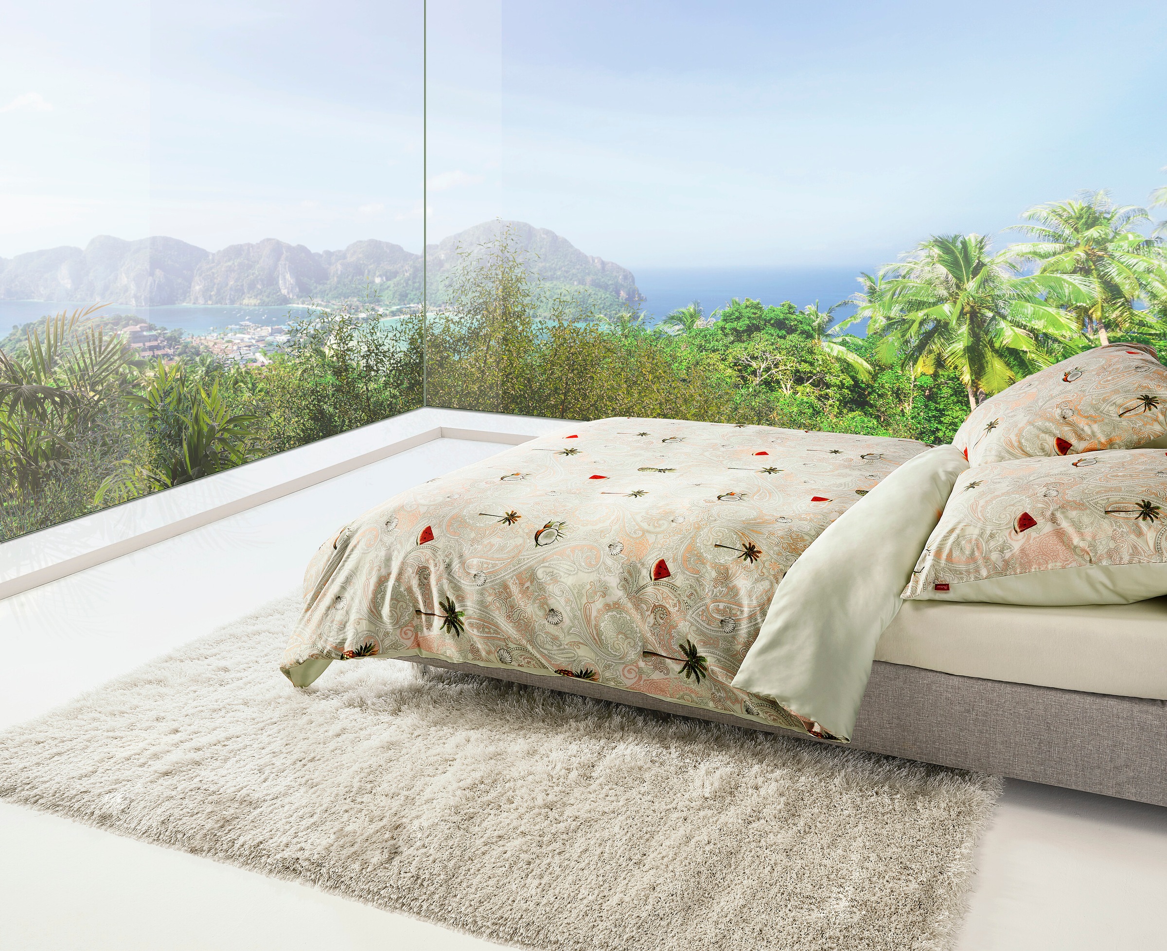 fleuresse Wendebettwäsche »Bed Art S 4352-2, Mako-Satin«, mit hochwertigem Digitaldruck
