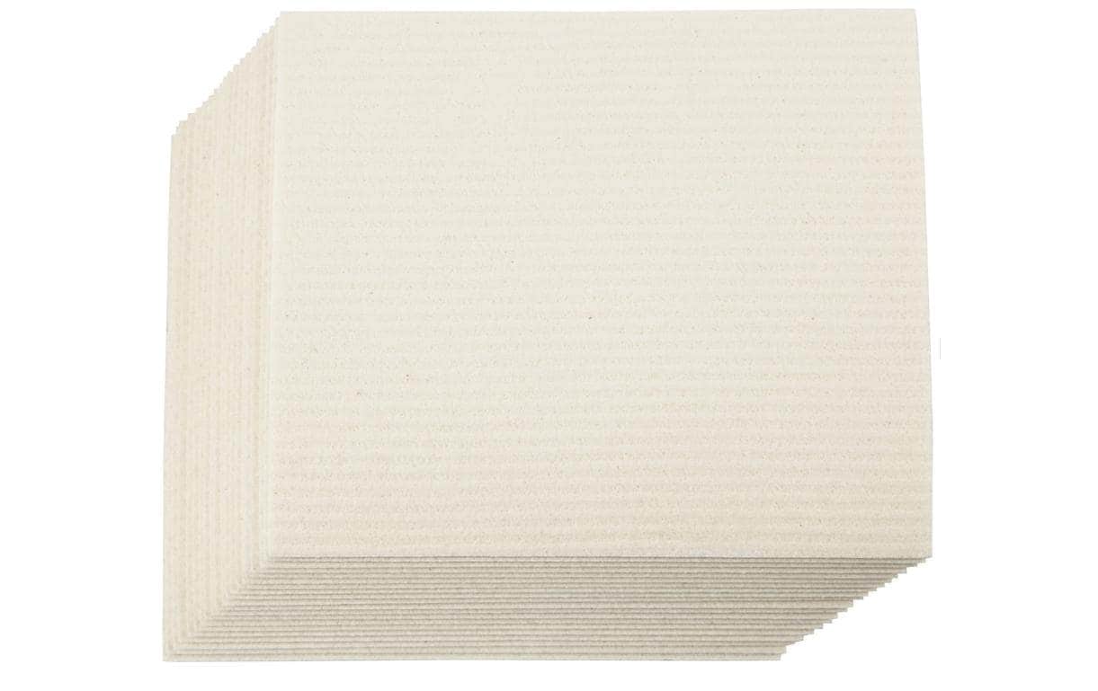creativ company Geschirrtuch »Grösse: 17 x 45065 cm, Crème,«, (20 tlg.)