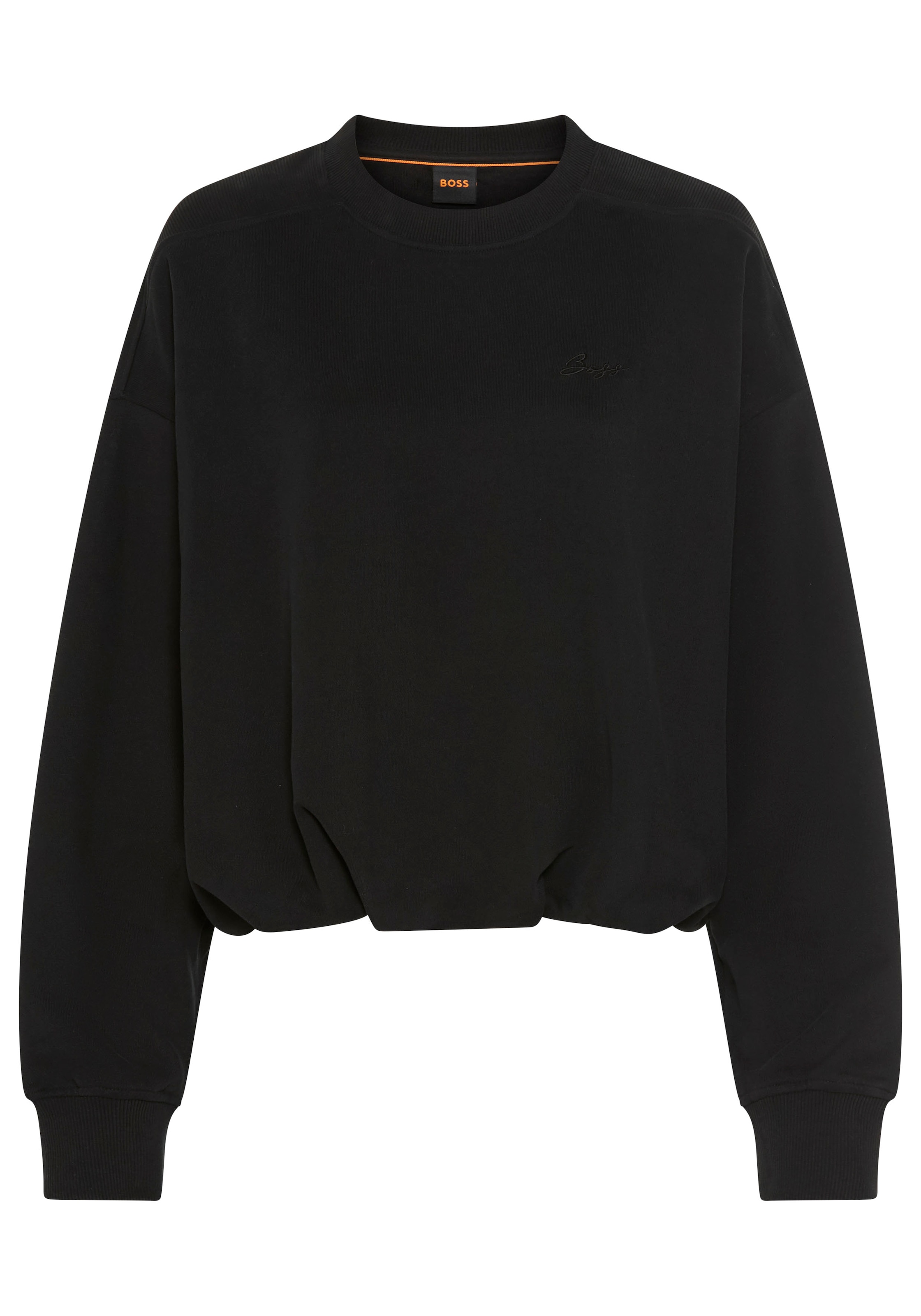 Image of BOSS ORANGE Sweater "Efem Premium Damenmode", Relaxed Fit, Rundhals
