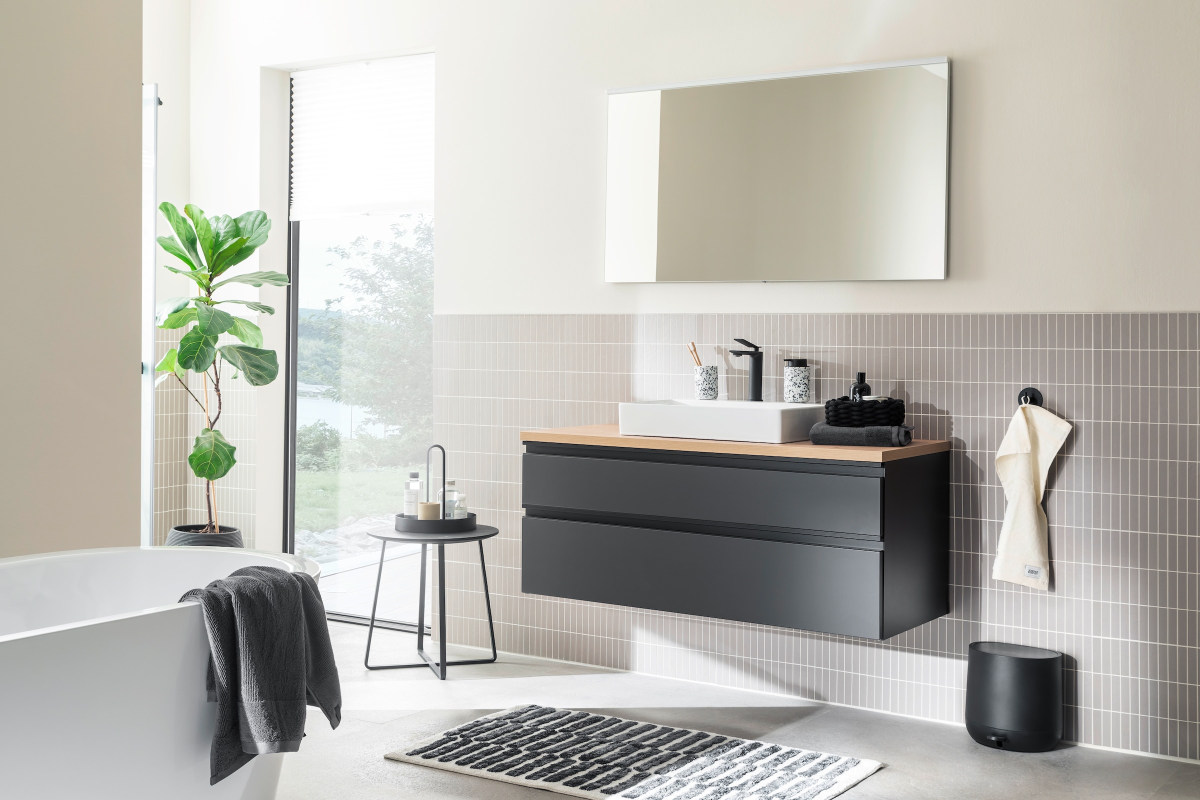 SCHÖNER WOHNEN-Kollektion Badematte »Barbados 231« Höhe 17 mm fussbodenheizungsgeeignet kuschelweicher Badezimmerteppich, waschbar