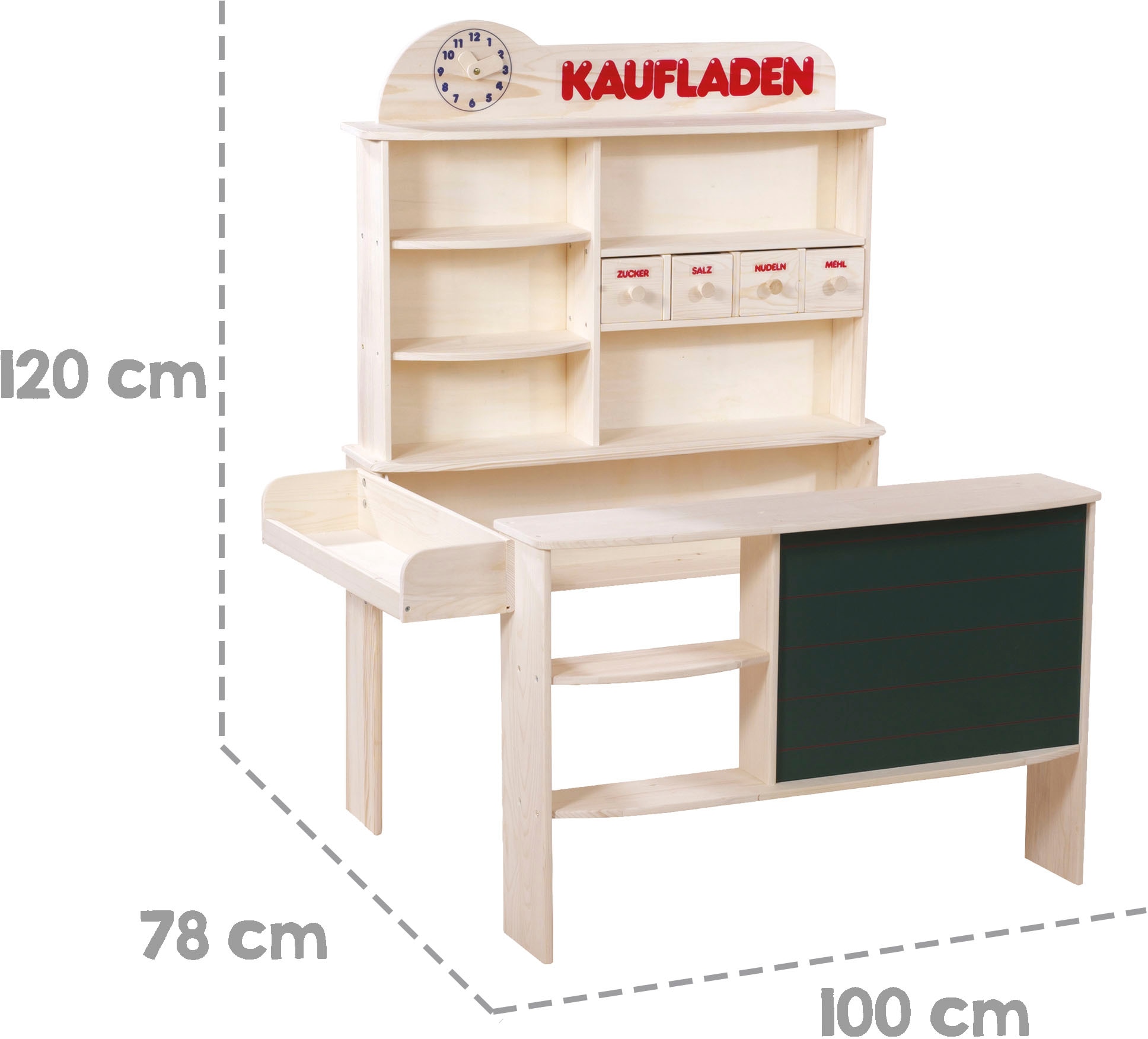 roba® Kaufladen »Verkaufsstand, natur«