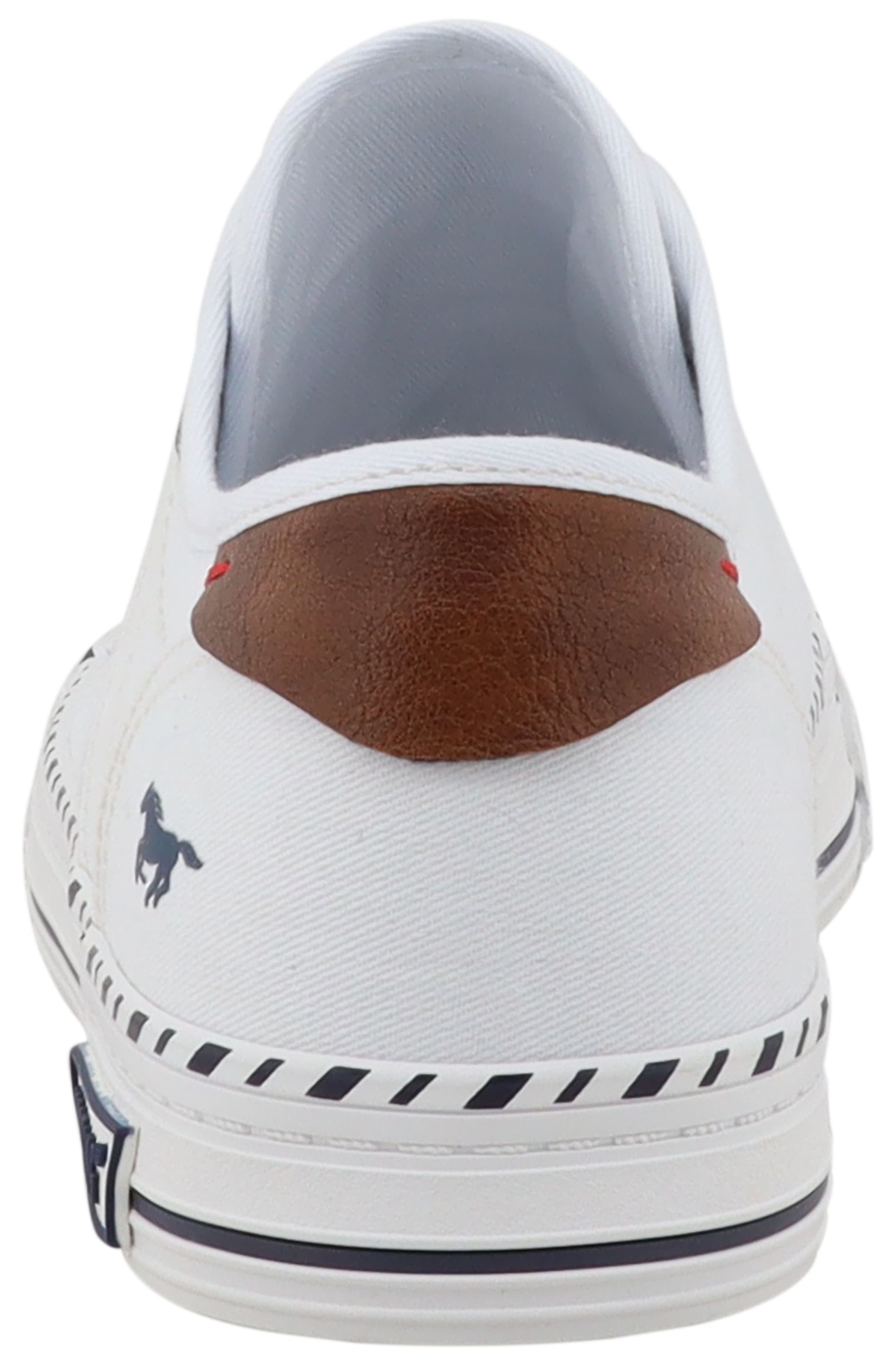 Mustang Shoes Baskets slip-on »Magdalena«  Chaussure décontractée, mocassin, chaussure à enfiler avec empiècements contrastés