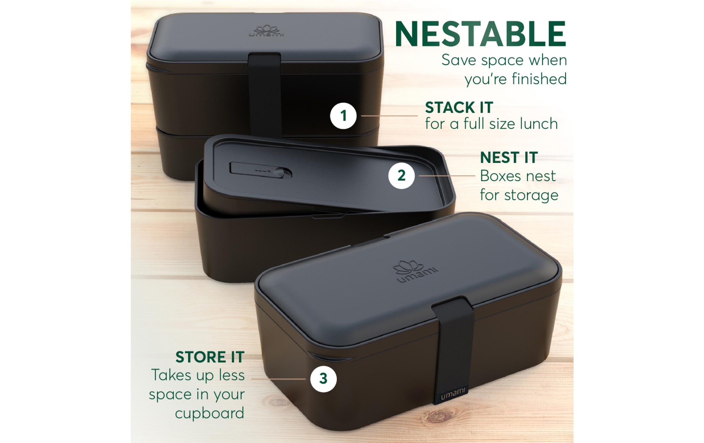 Lunchbox »Umami Nestable«, (1 tlg.)