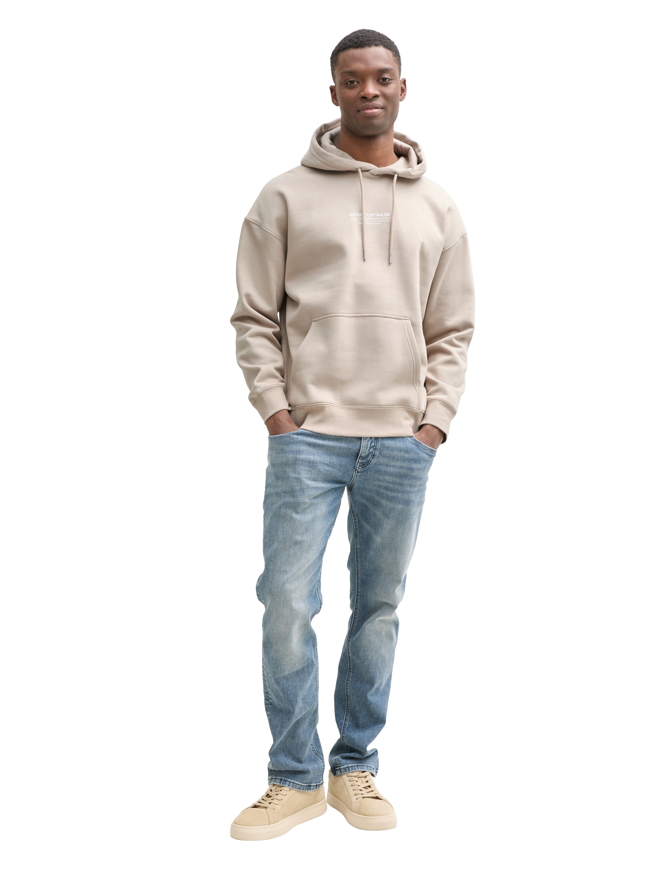 TOM TAILOR Denim Hoodie , mit Logo Print

