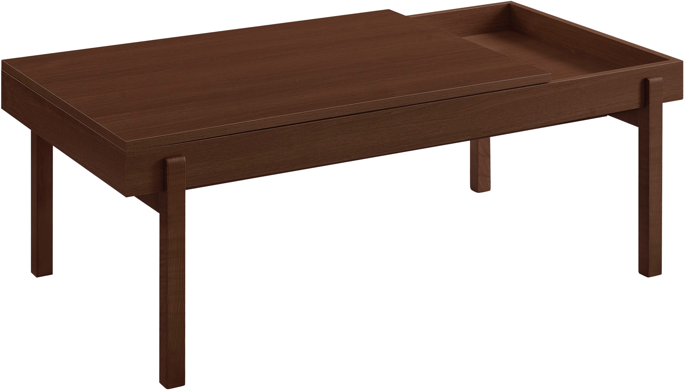 Image of GOODproduct Couchtisch "Norwin" Melaminoberfläche und robustes Gestell aus Eschenholz