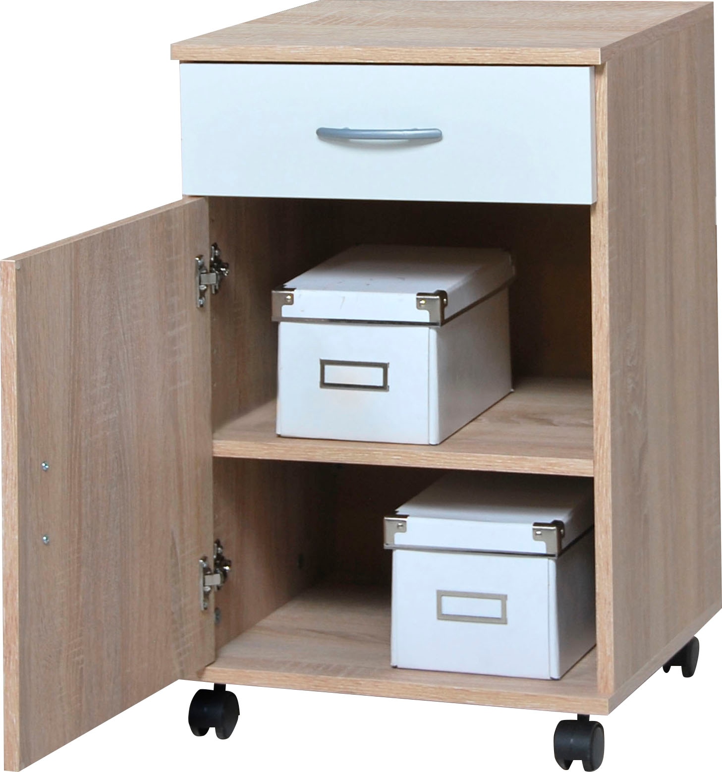 VOGL Möbelfabrik Rollcontainer »Barrie, Bürocontainer,« 1 Stk. tlg. verschiedene Ausführungen, mit Schubladen, Höhe 67 cm, Made in Germany