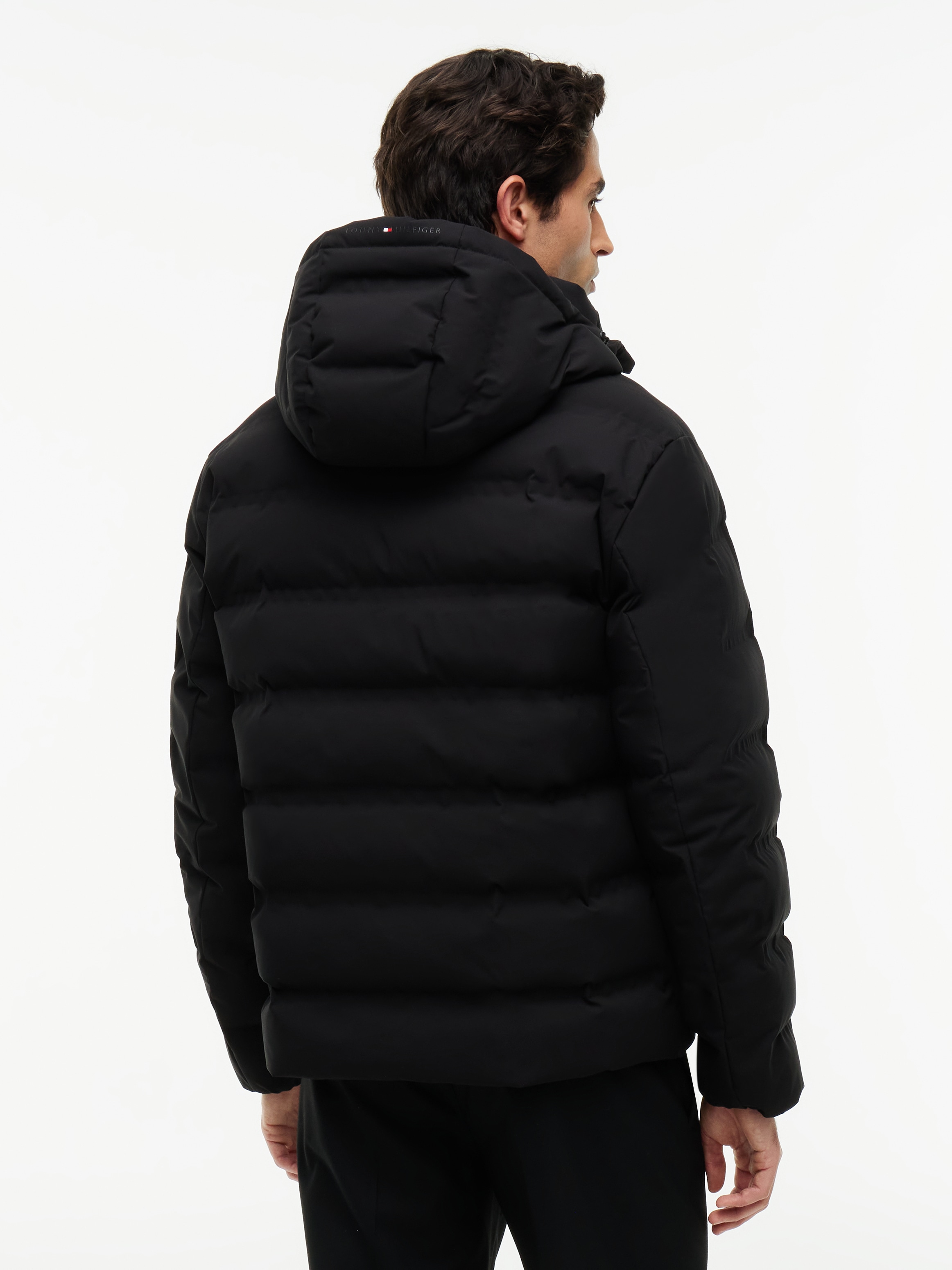Tommy Hilfiger Steppjacke »TECH HEAT SEALED JACKET« mit Kapuze wärmeversiegelt, Winter, 2-Wege-Reissverschluss