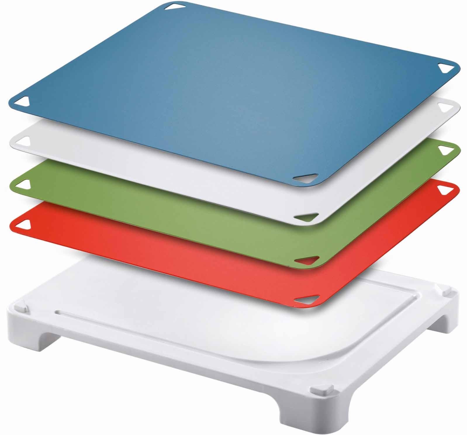 Image of Leifheit Schneidebrett »Vario Board«, (Set, 5 St.), mit 4 wechselbaren Schneideauflagen bei Ackermann Versand Schweiz