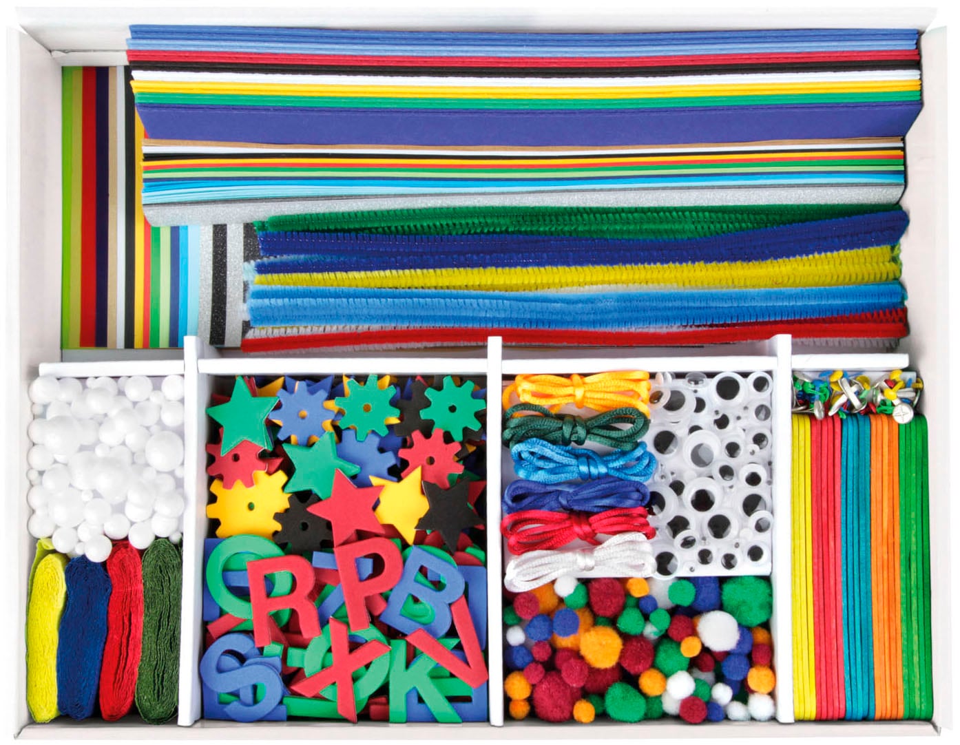 Lena® Set créatif »Bastelkoffer Jumbo, blau«