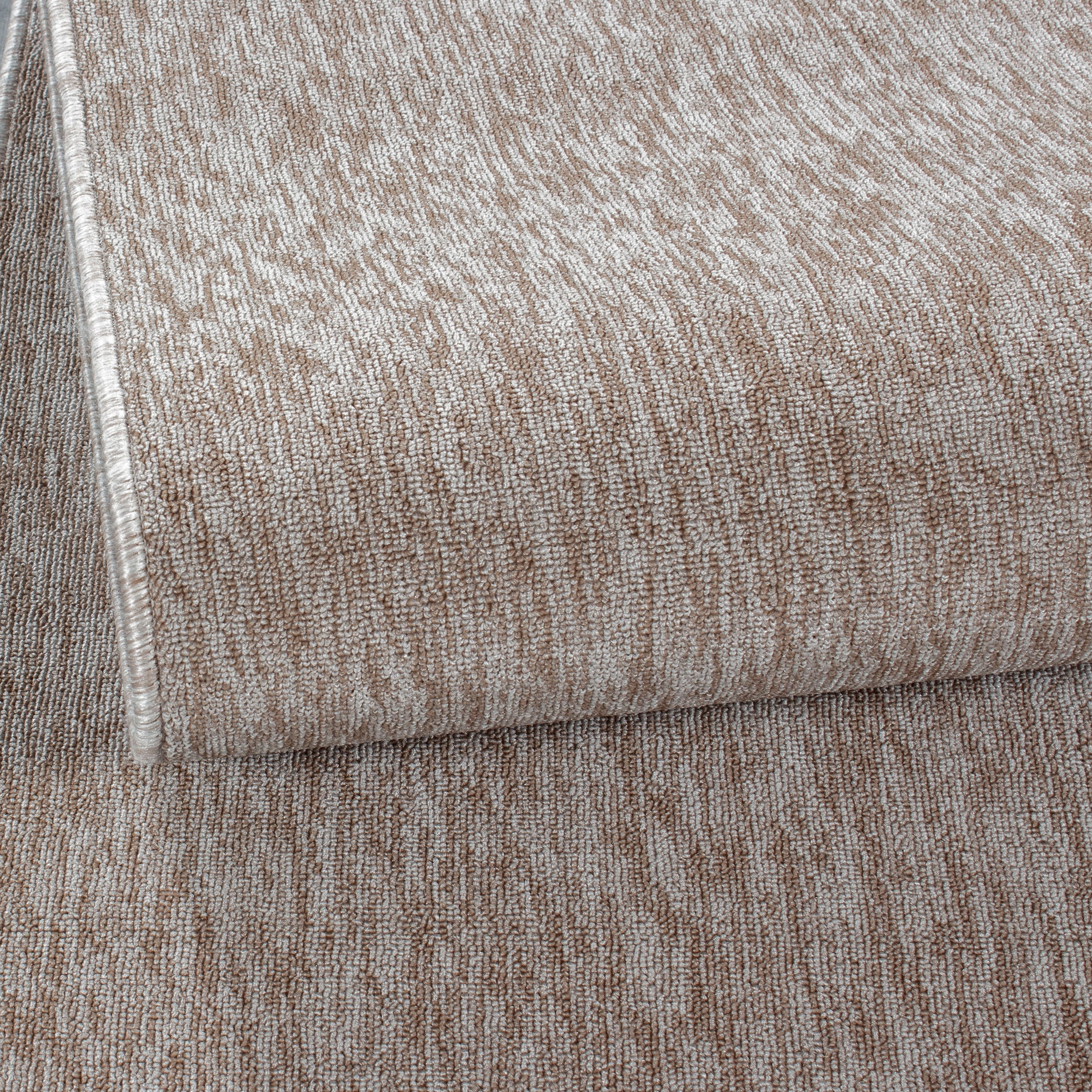 Ayyildiz Teppiche Teppich »Nizza 1800 Kurzflorteppich«, rund, 6 mm Höhe, pflegeleicht, leicht melierter Kurzflor, ringsum gekettelt, Wohnzimmer