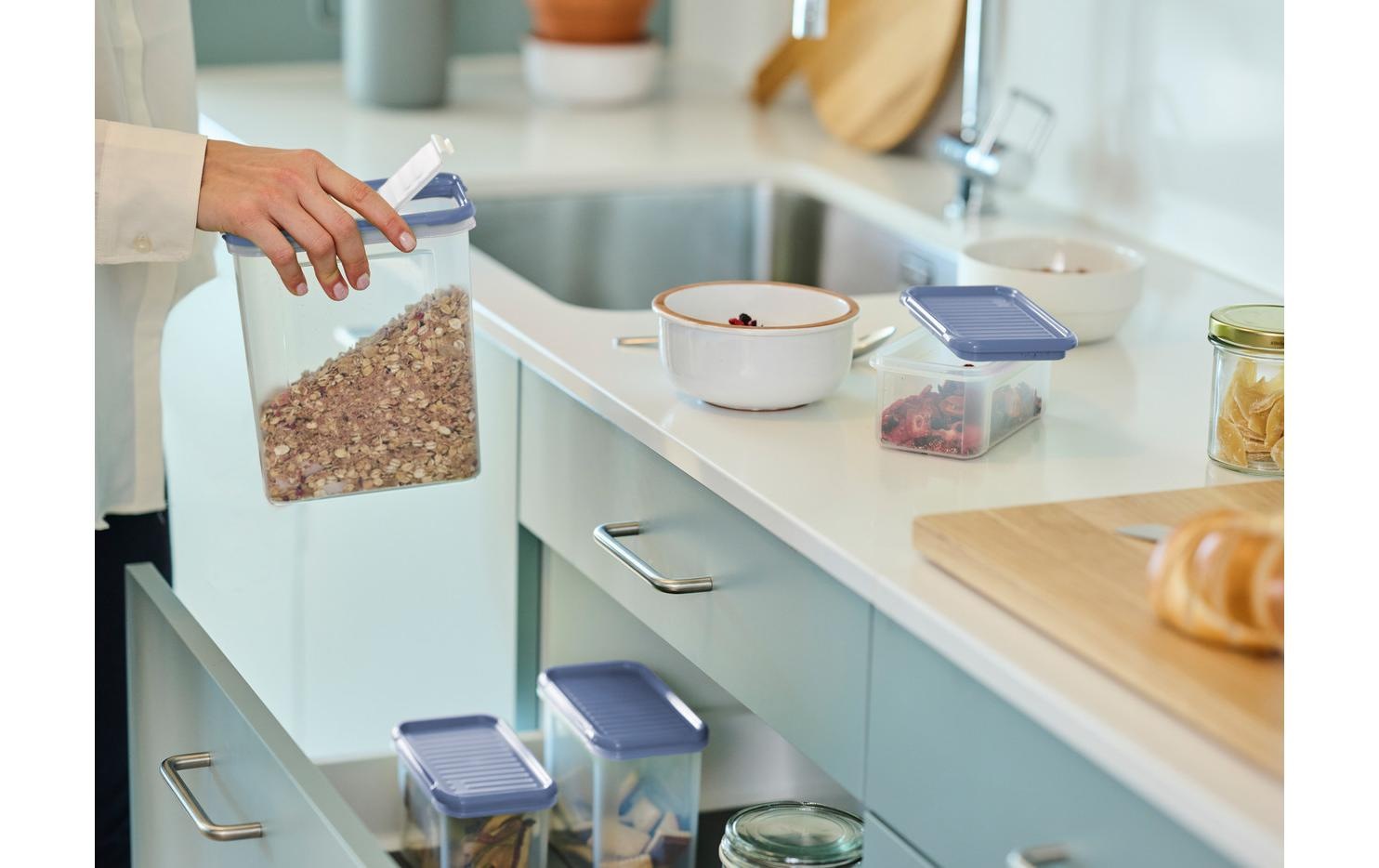 ROTHO Vorratsdose »Set Premium 18 tlg. Domino 16 l« 18 tlg.