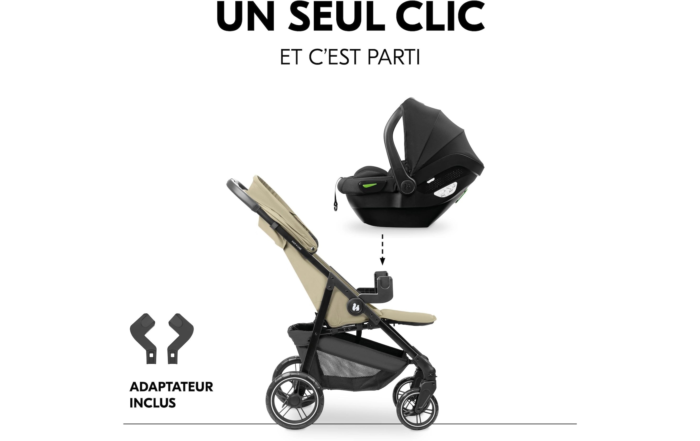 Hauck Poussette pour enfants »Shop N Care Travel Set« 25 kilos