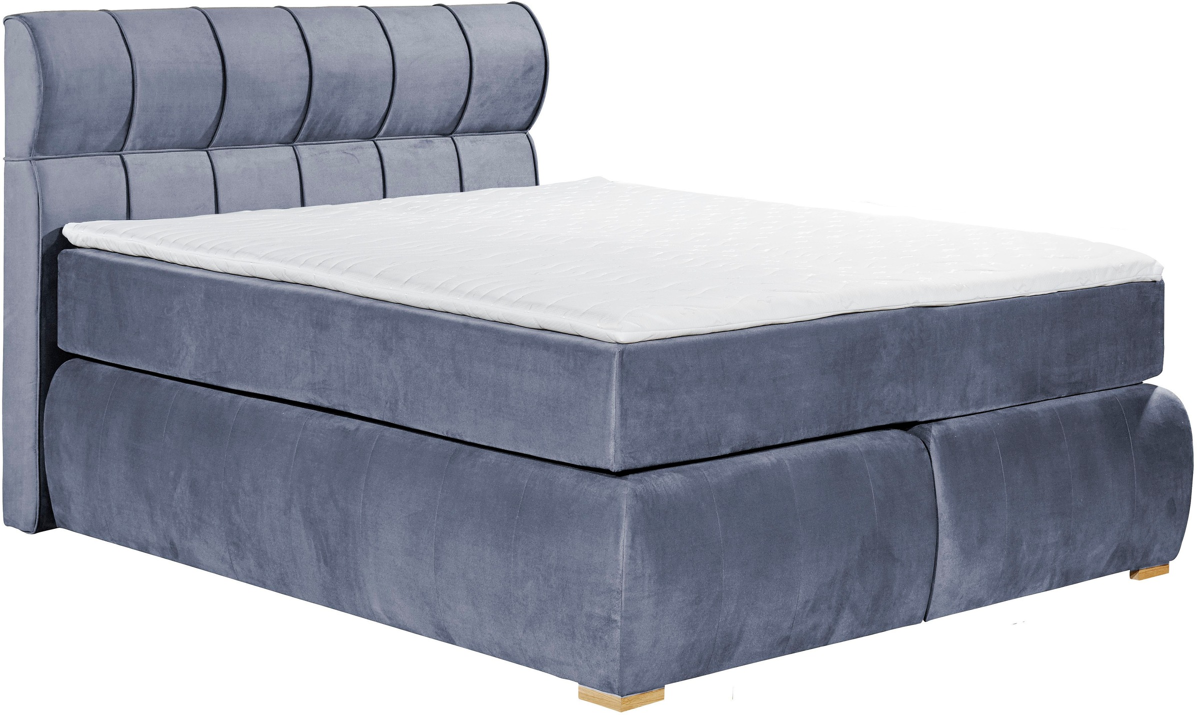 Places of Style Boxspringbett »Felicia«, in H4, inkl. Topper und Bettkasten
