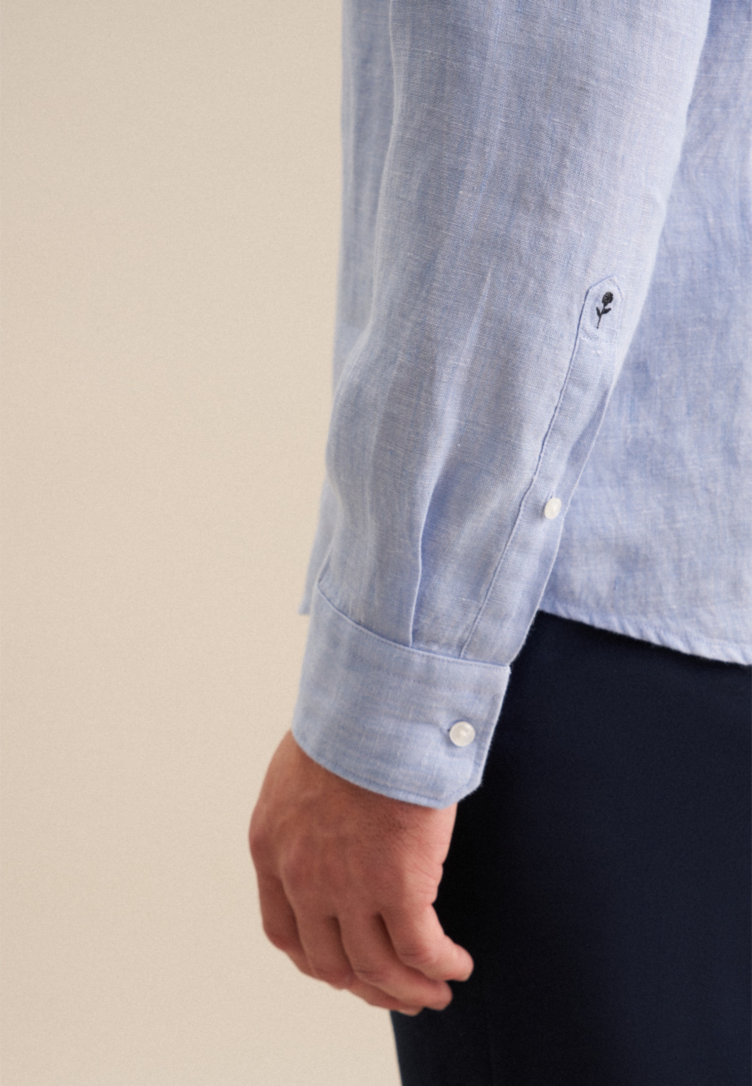 seidensticker Chemise d'affaires »Slim« Slim 1/1 Kentkragen Uni