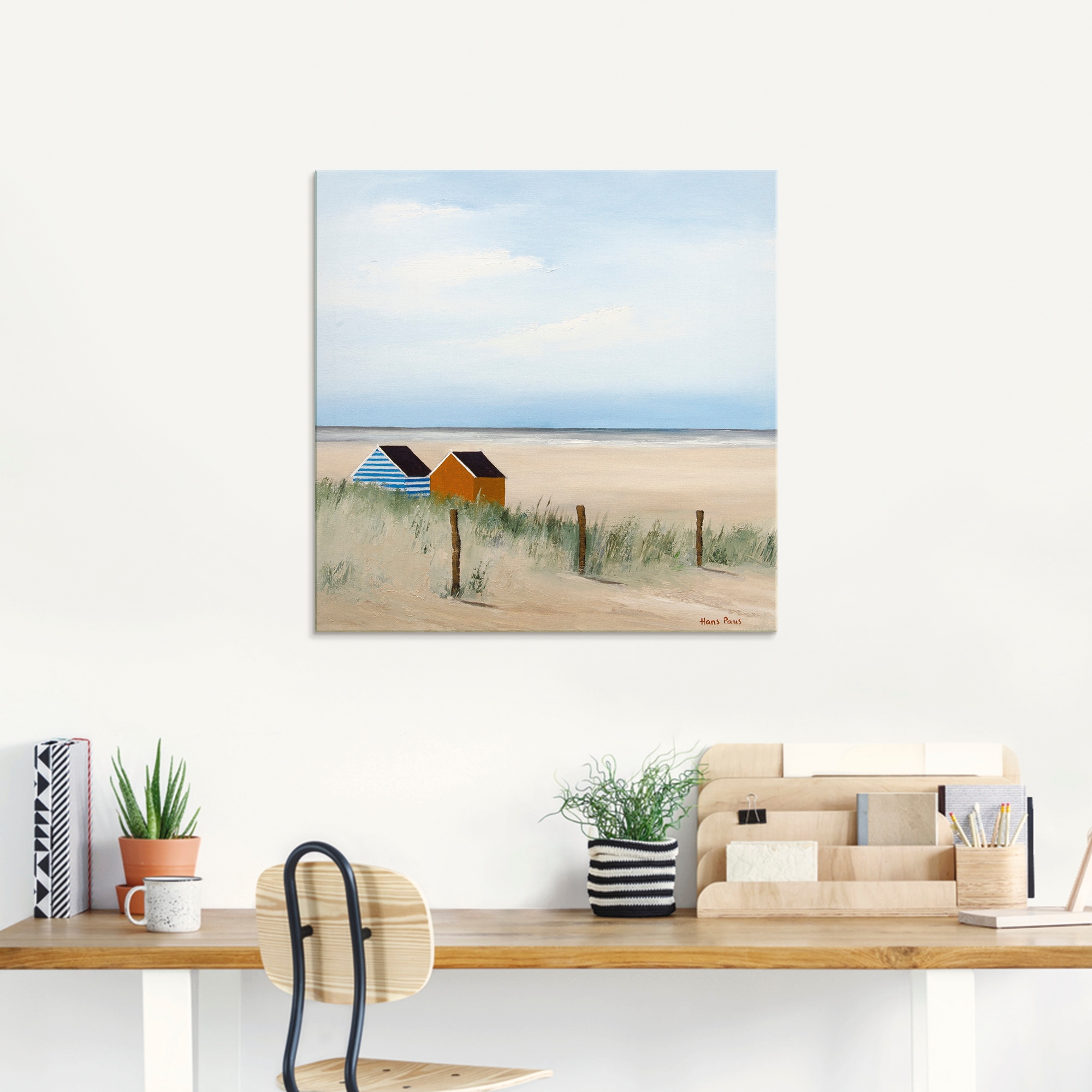 Artland Tableau en verre »Sonniger Morgen V« 1 cuis tlg. in verschiedenen Grössen