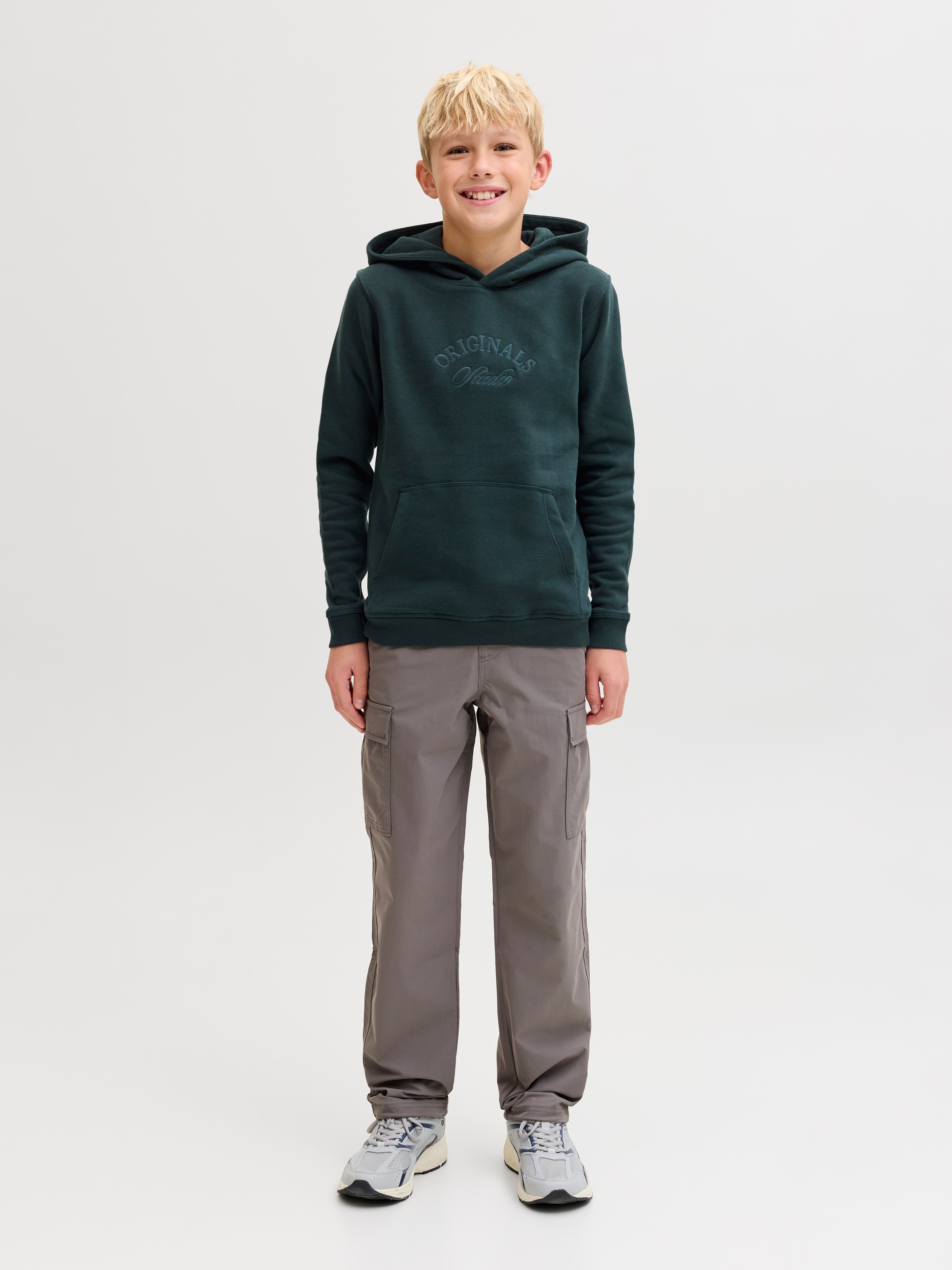 Jack & Jones Junior Sweat à capuche »JORBLEECKER BRANDING SWEAT HOOD BF JNR«
