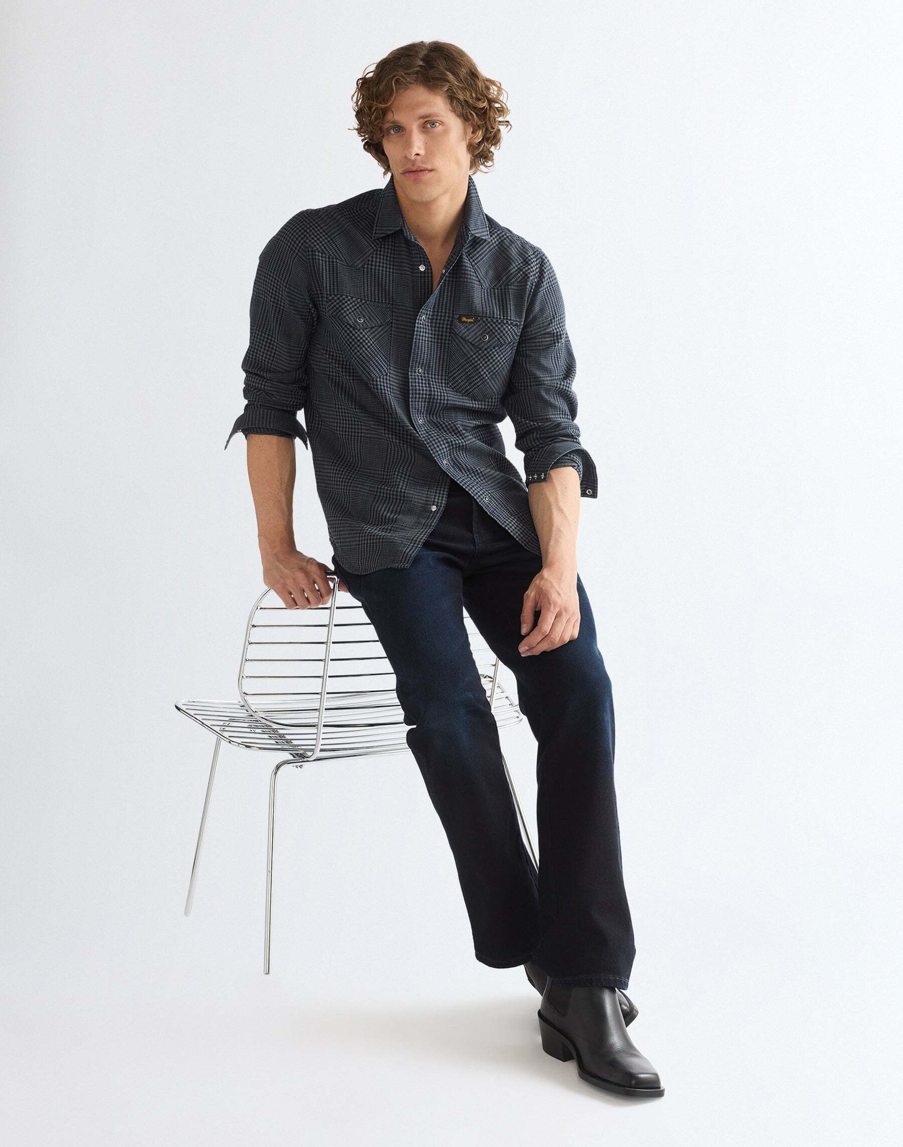 Wrangler Langarmhemd »WRANGLER Langarmhemd Western«