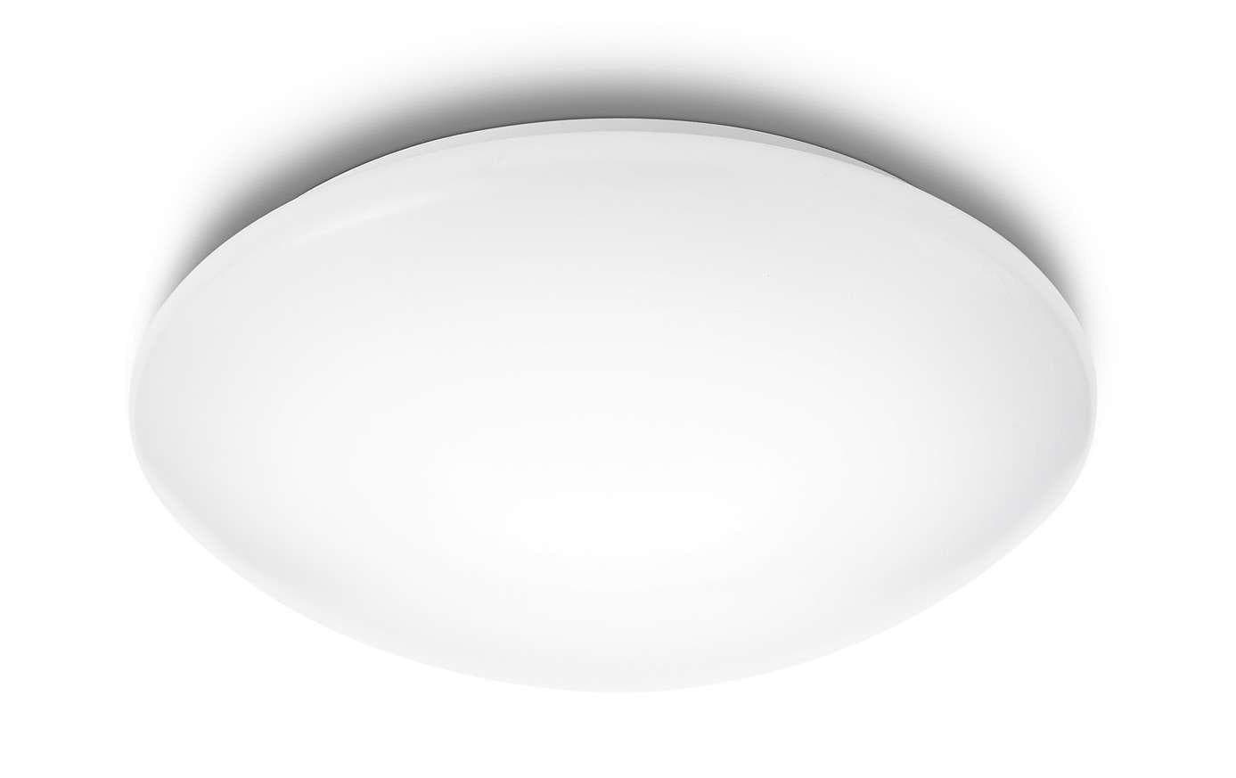 Image of Philips Deckenleuchte "Suede 12 W 40" Neutralweiss