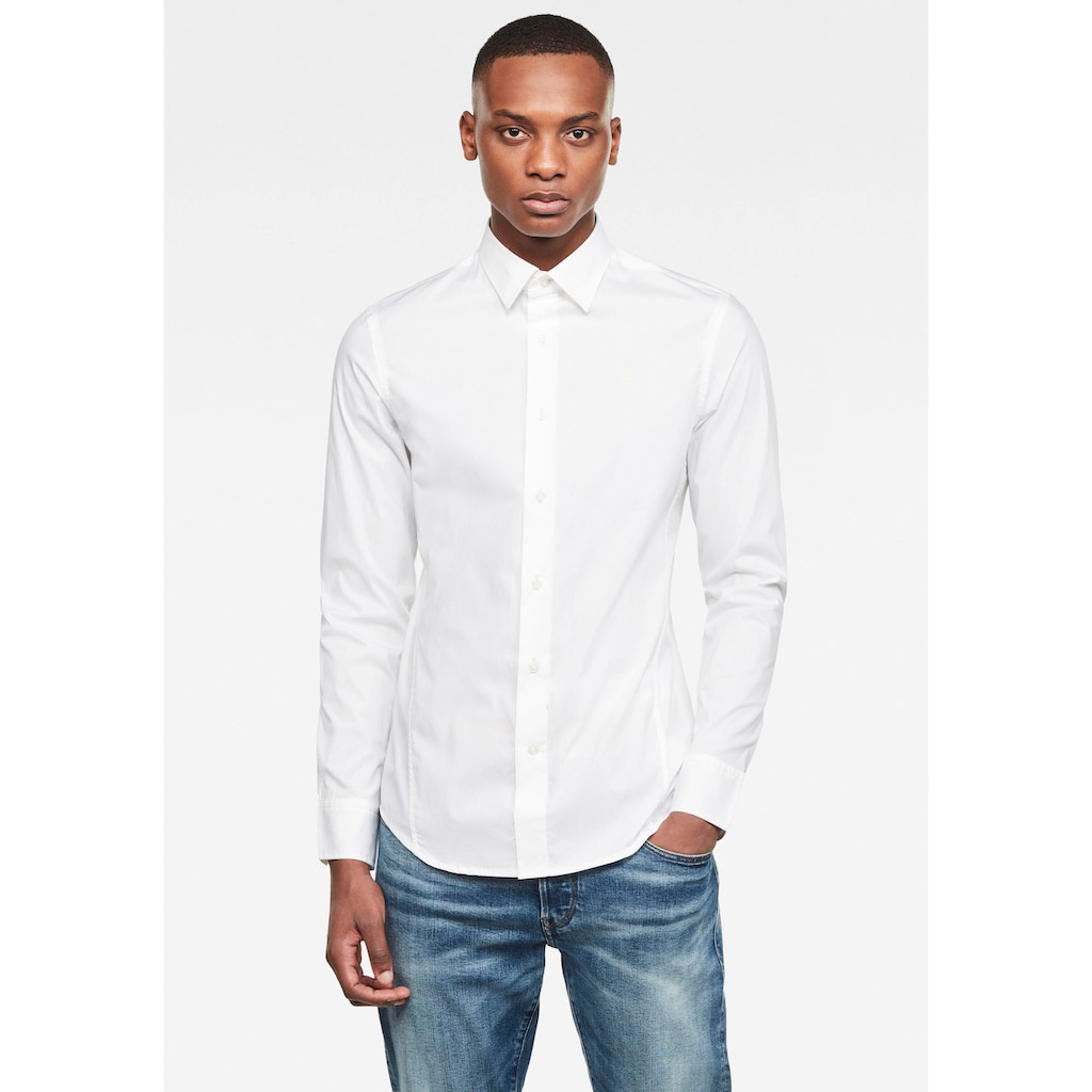 G-Star RAW Langarmhemd »Dressed Super Slim Hemd«