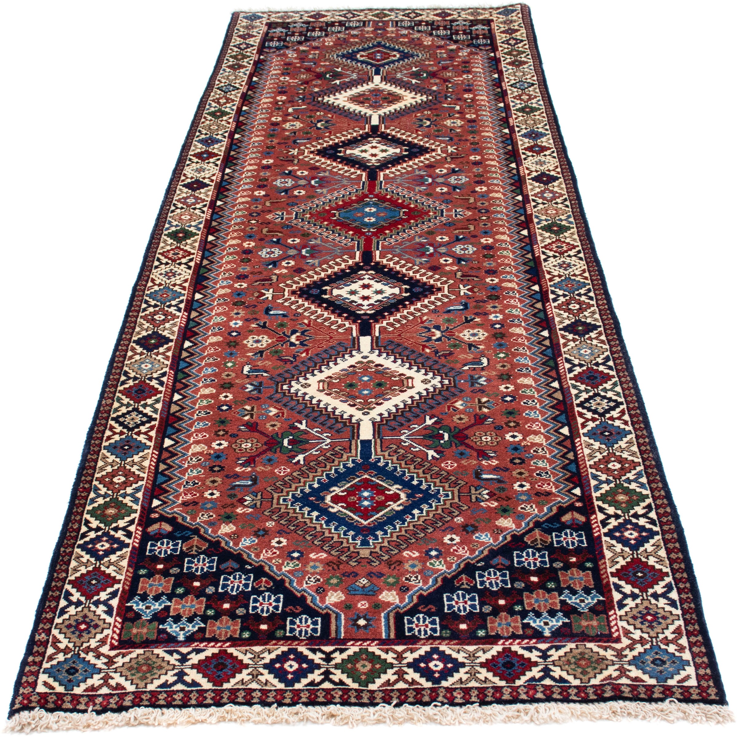 Image of morgenland Orientteppich »Perser - Nomadic - 290 x 83 cm - mehrfarbig«, rechteckig, 10 mm Höhe, Wohnzimmer, Handgeknüpft, Einzelstück mit Zertifikat bei Ackermann Versand Schweiz