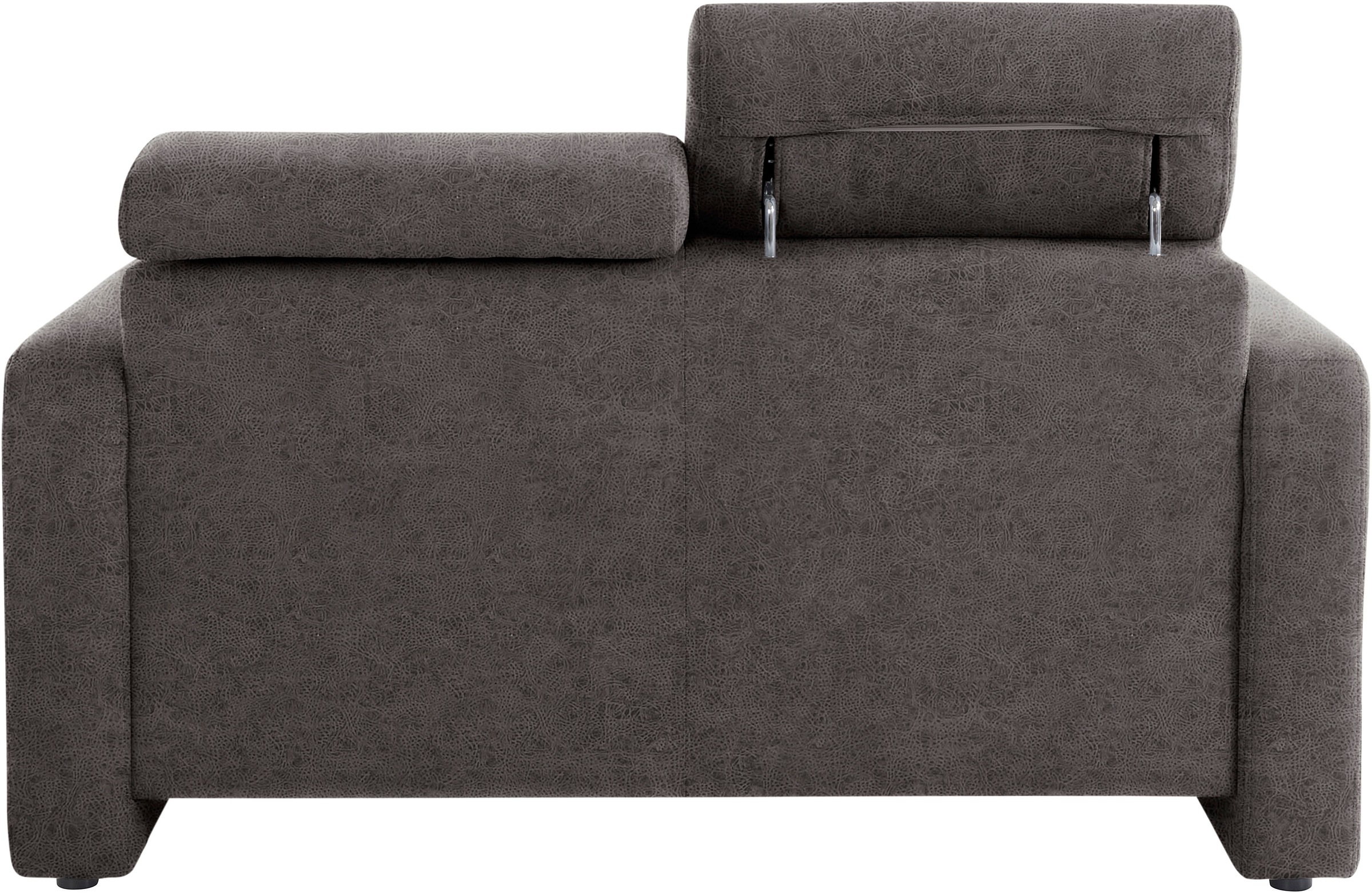 sit&more 2-Sitzer »Bologna« inklusive Kopfteilverstellung und Federkern