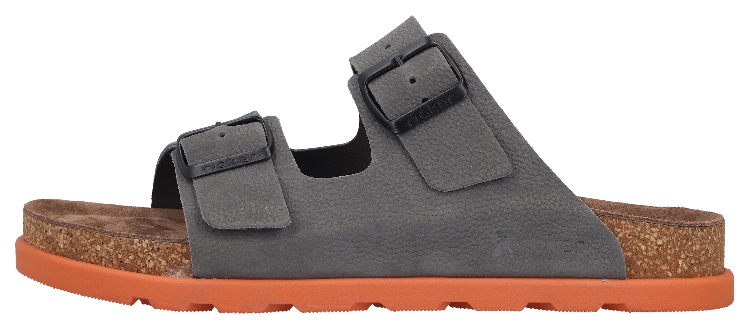 Rieker Pantolette  Sommerschuh, Strandschuh, Hausschuh mit bequemem Fussbett