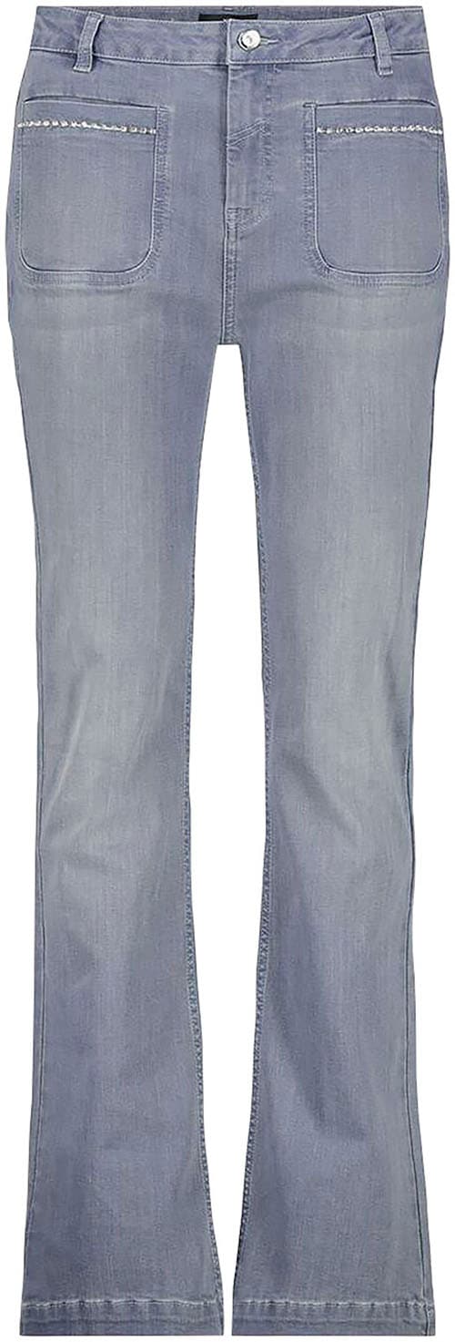 Monari Bootcut-Jeans »Hose Jeans Ketten«, im Used Look