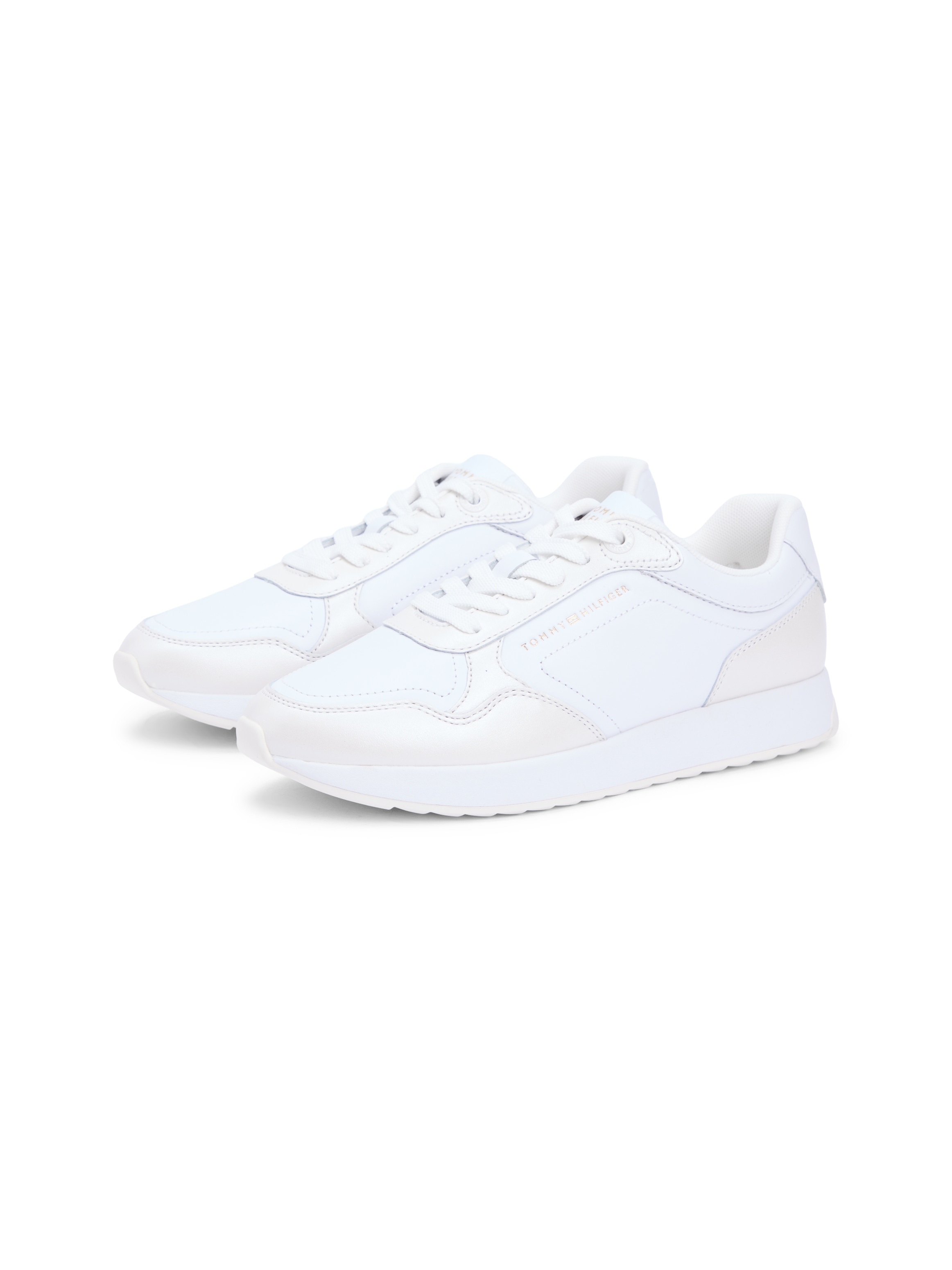 Image of Tommy Hilfiger Plateausneaker "TH CHIC EVA RUNNER" Freizeitschuh, Halbschuh, Schnürschuh in leicht glänzender Optik