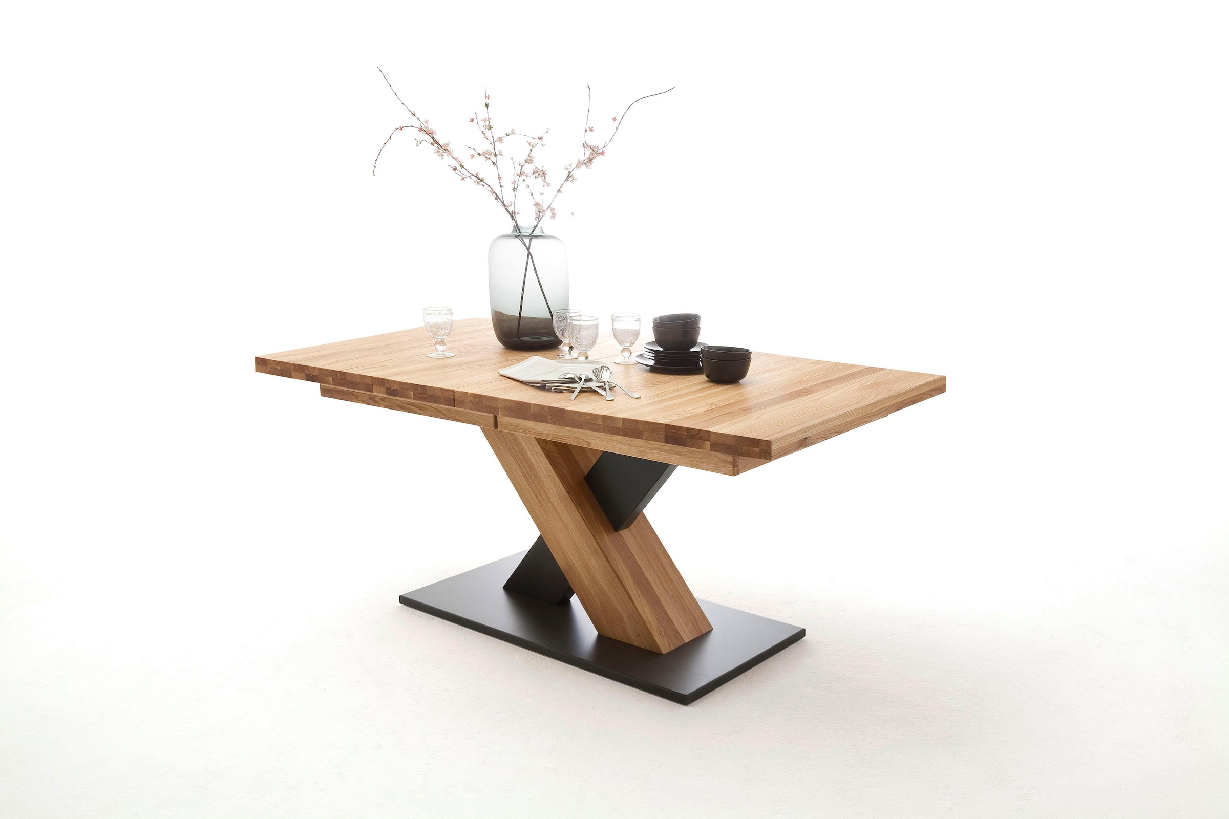 MCA furniture Esstisch »Mendoza A«, kaufen mit Synchronauszug Massivholz Esstisch jetzt