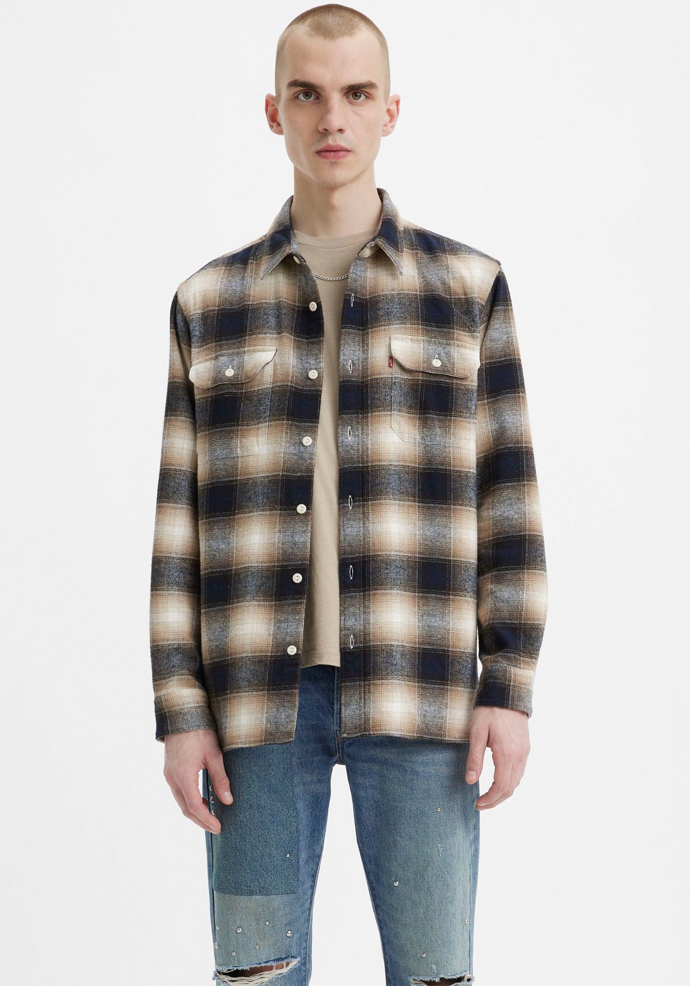Levi's® Flanellhemd »JACKSON WORKER«, mit durchgehender Knopfleiste