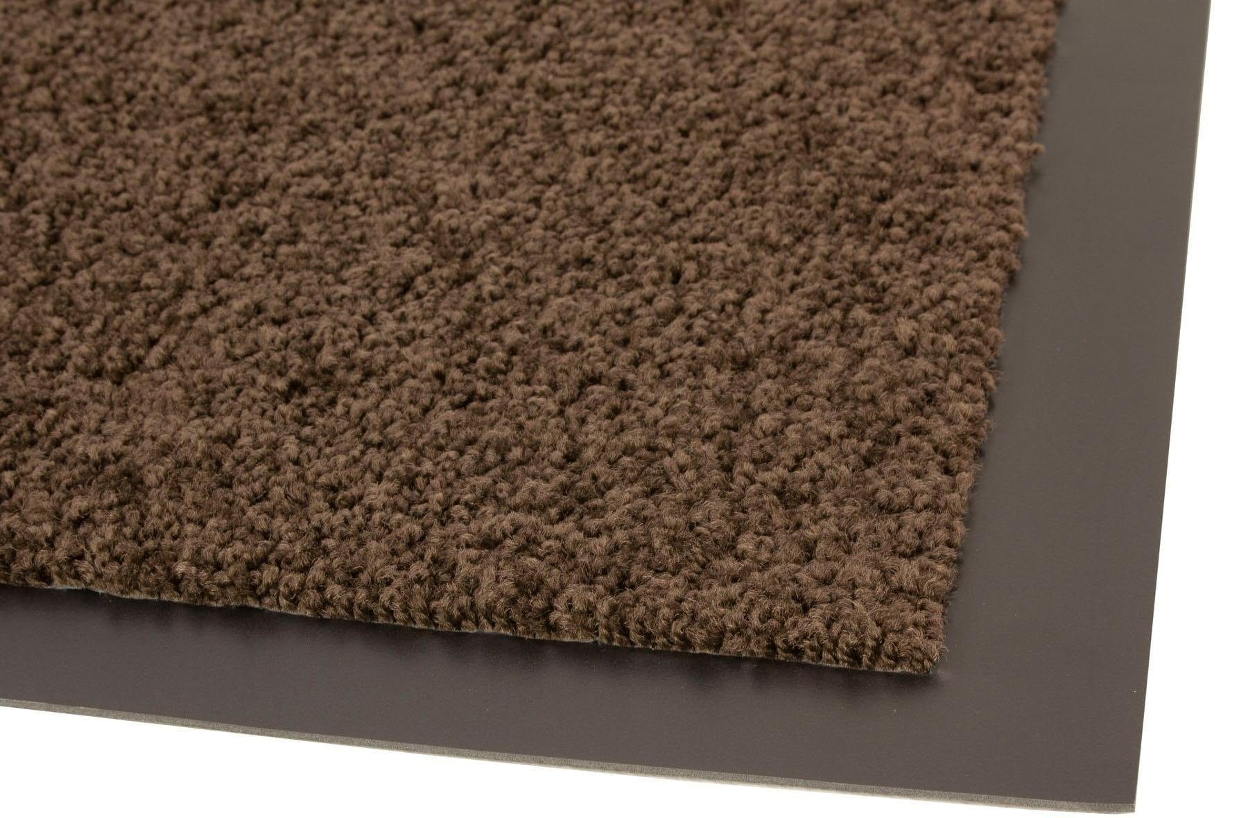 Primaflor-Ideen in Textil Fussmatte »DANCER, Made in Netherlands«, rechteckig, 6 mm Höhe, Schmutzfangmatte, Uni-Farben, grosse Farbauswahl, waschbar