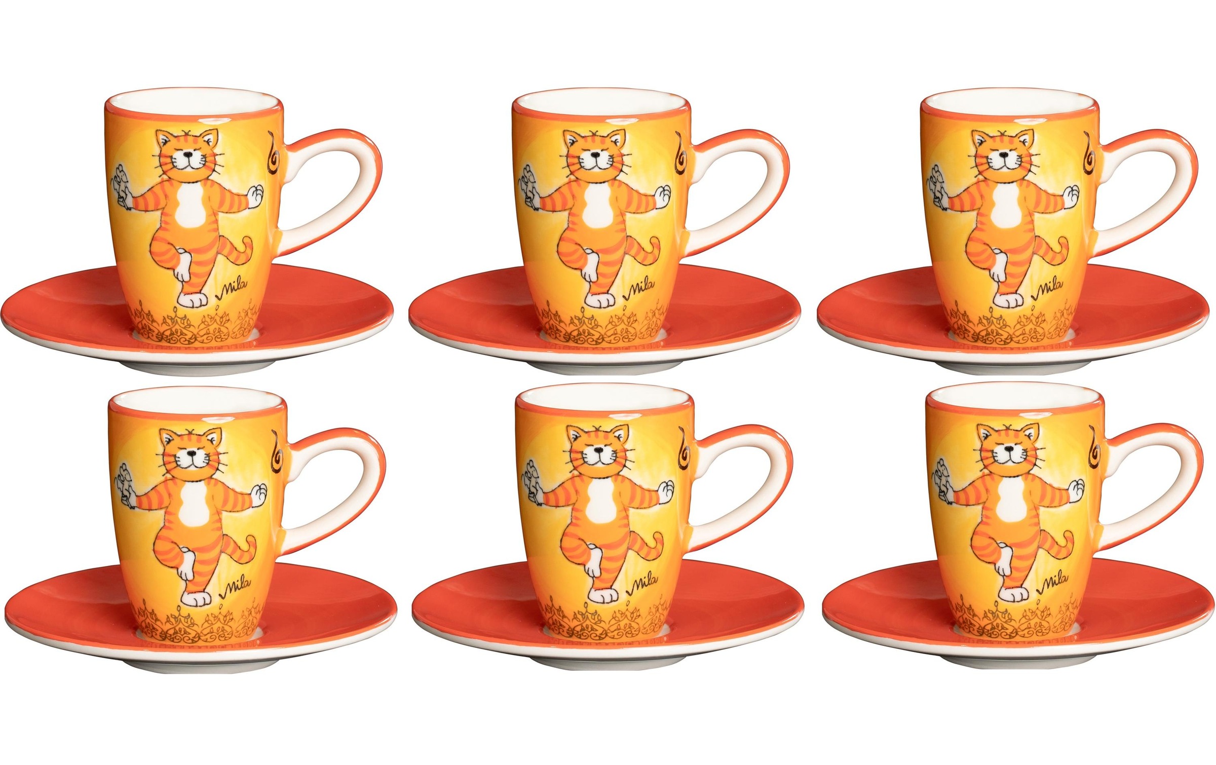 Image of Mila Espressotasse »Oommh Morgengrus«, (6 tlg.) bei Ackermann Versand Schweiz