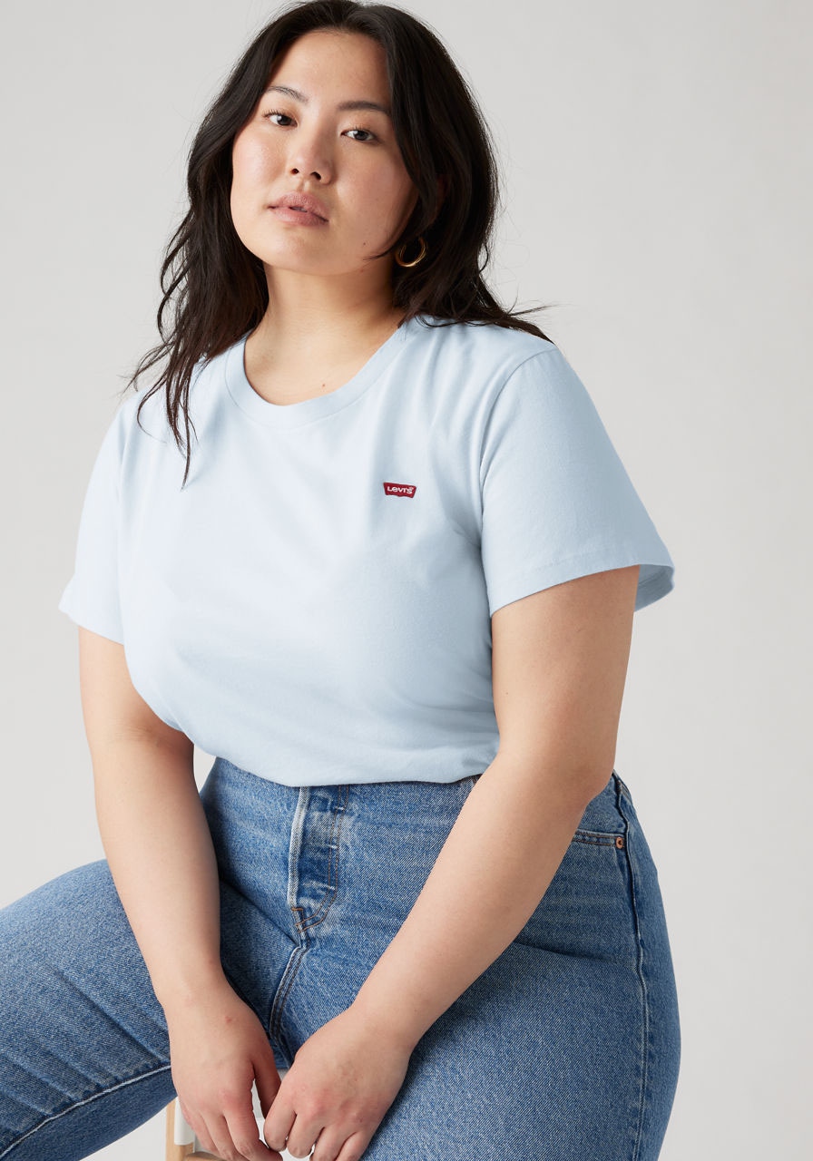 Levi's® Plus T-shirt »THE PERFECT TEE« évasé autour de la silhouette