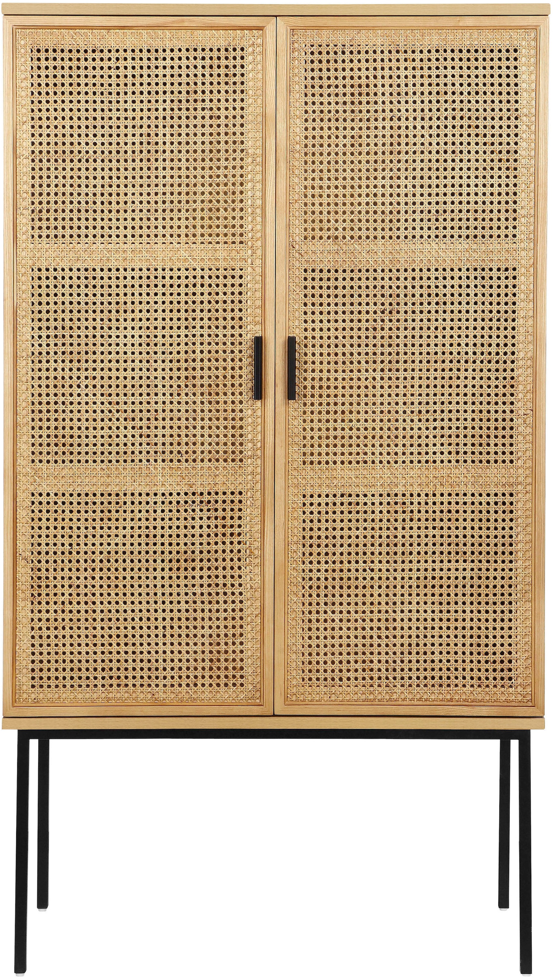 INOSIGN Buffet haut »Keylea« Eschenholz-Details, robustem Metallgestell, FSC-zertifiziertem Holz