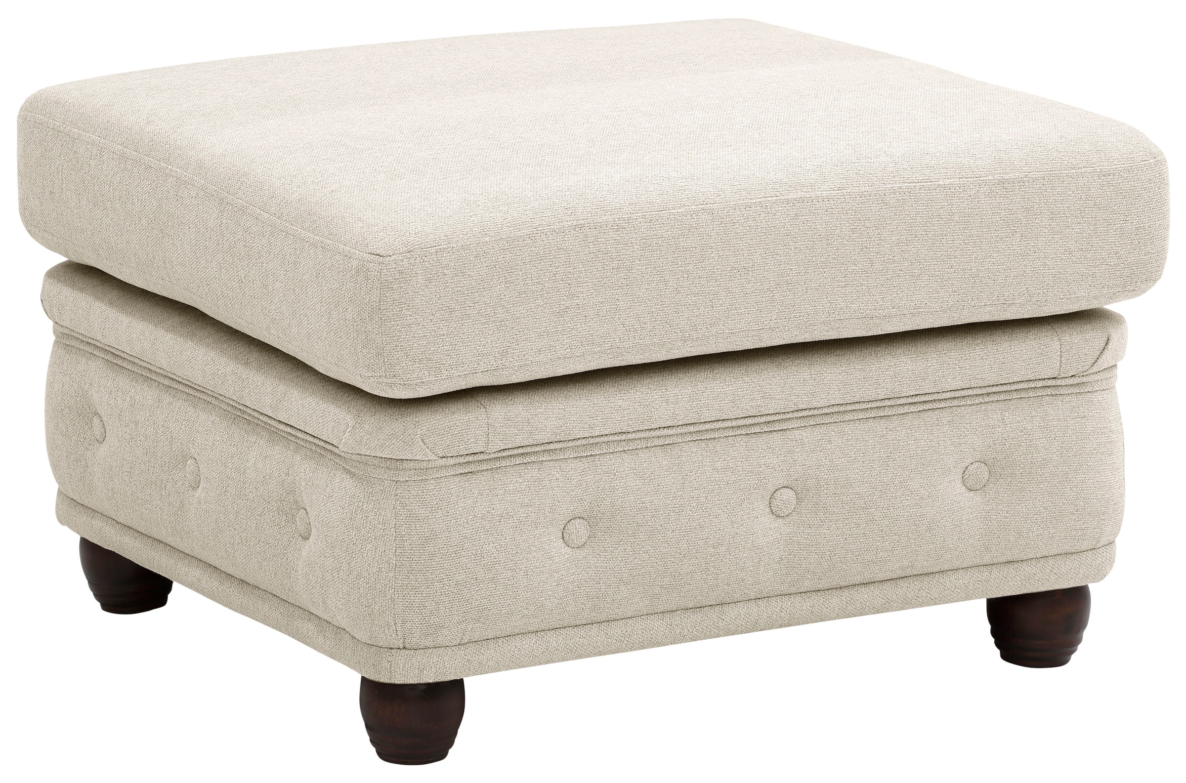 Image of Home affaire Polsterhocker »New Castle«, passend zur "New Castle"-Serie, B/T/H: 75/70/45 cm bei Ackermann Versand Schweiz