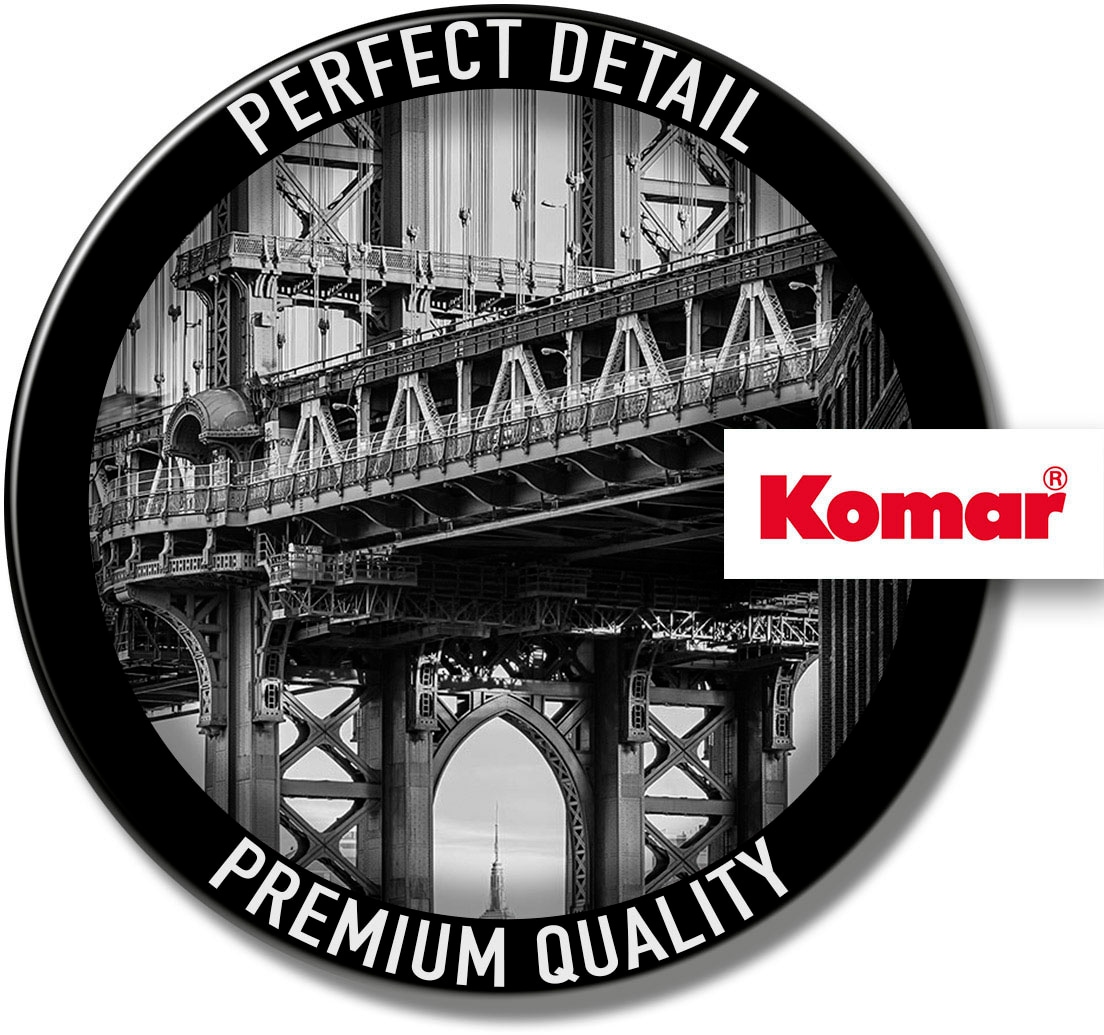 Komar Fototapete »Digitaldruck Vlies - Brooklyn View - Grösse 100 x 280 cm«, bedruckt, Wohnzimmer, Schlafzimmer