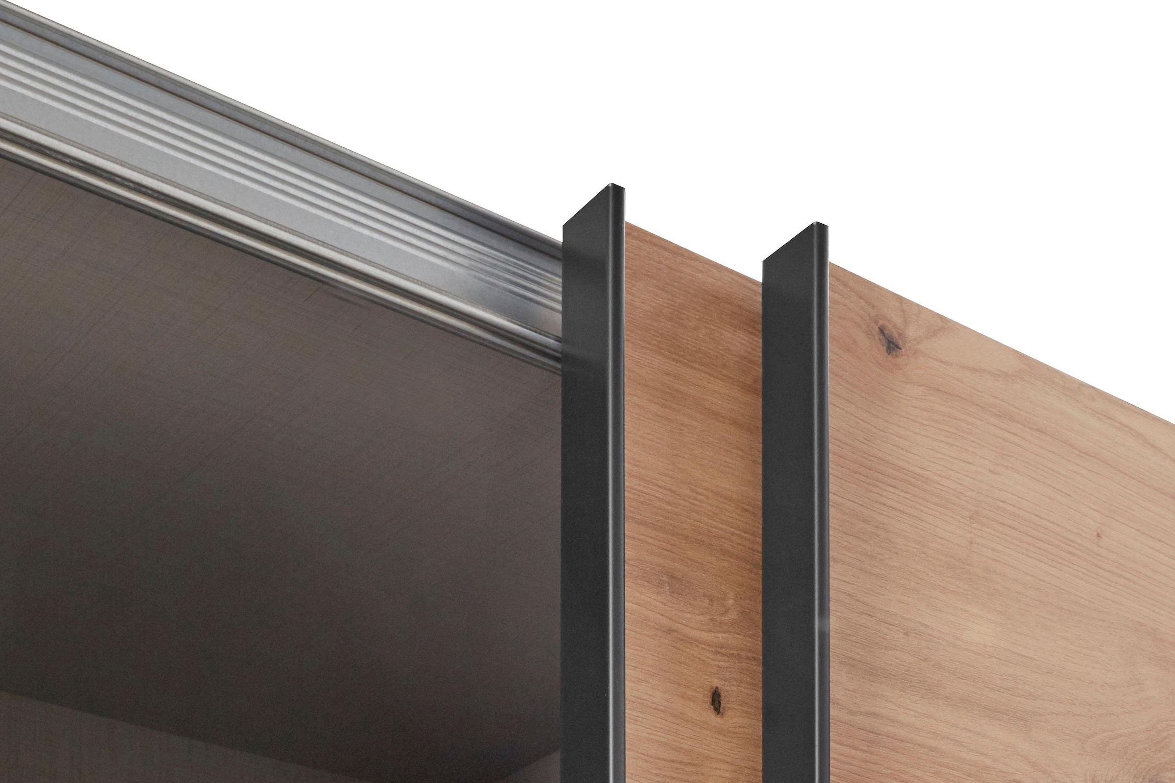 Wimex Schwebetürenschrank »Altona« mit Glaselementen und zusätzlichen Einlegeböden