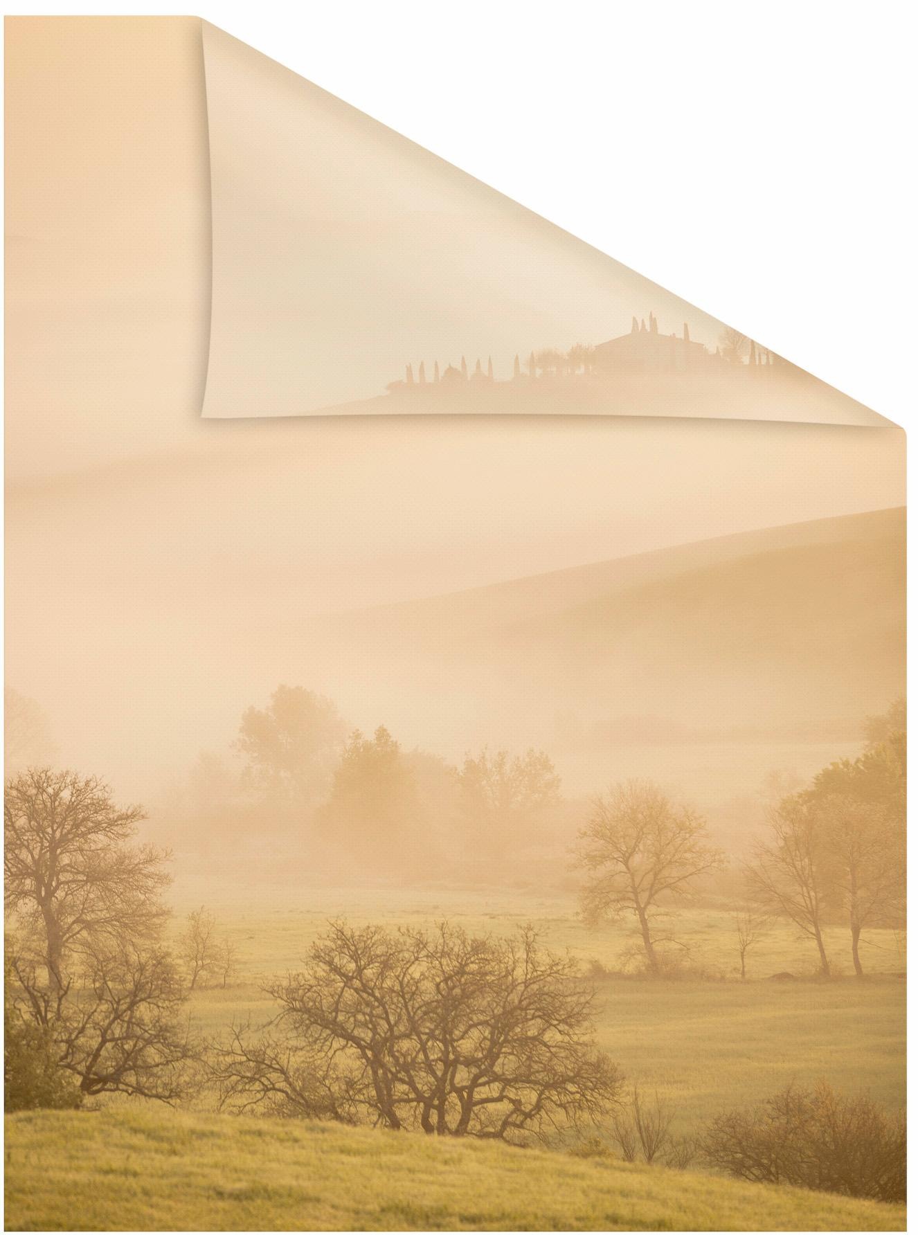 Image of LICHTBLICK ORIGINAL Fensterfolie "Toskana" 1 Stk. blickdicht strukturiert Klebepunkte selbstklebend, Sichtschutz