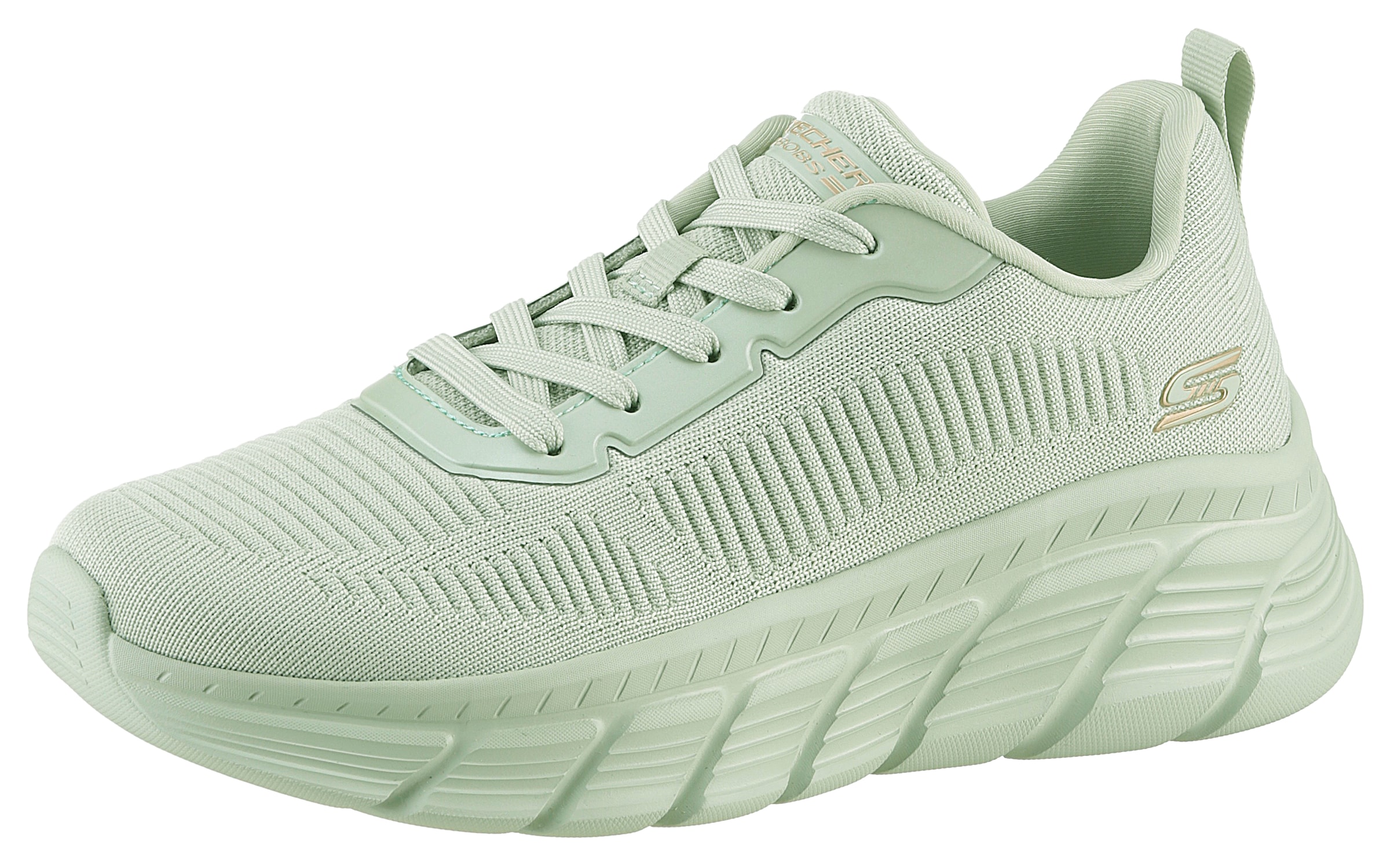 Image of Skechers Sneaker "BOBS B FLEX HI-FLYING HI", Trainingsschuh, Schnürschuh, Freizeitschuh in veganer Verarbeitung