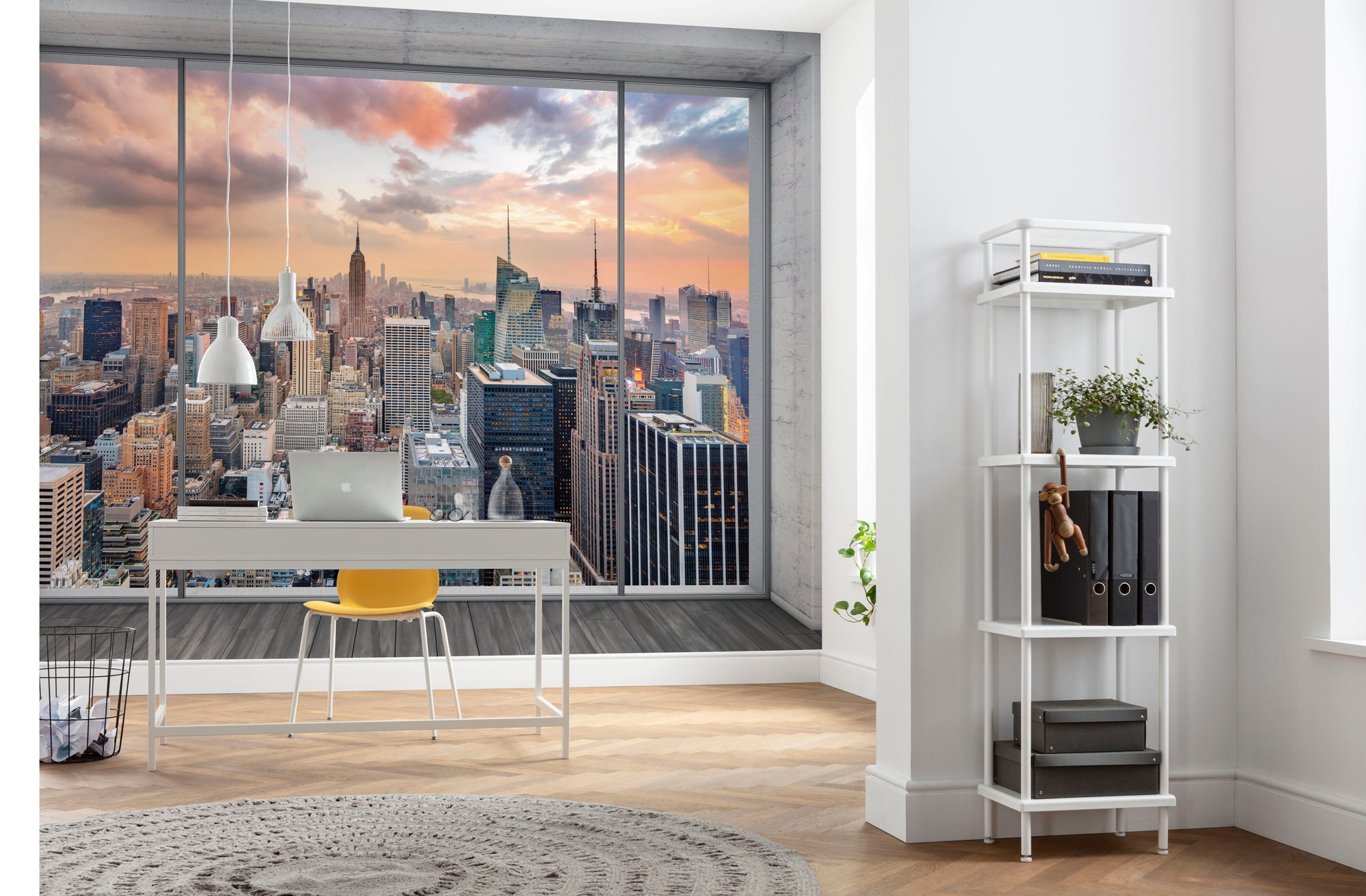 Komar Fototapete »Vlies - NYC Outlook - Grösse 368 x 248 cm«, bedruckt, Wohnzimmer, Schlafzimmer