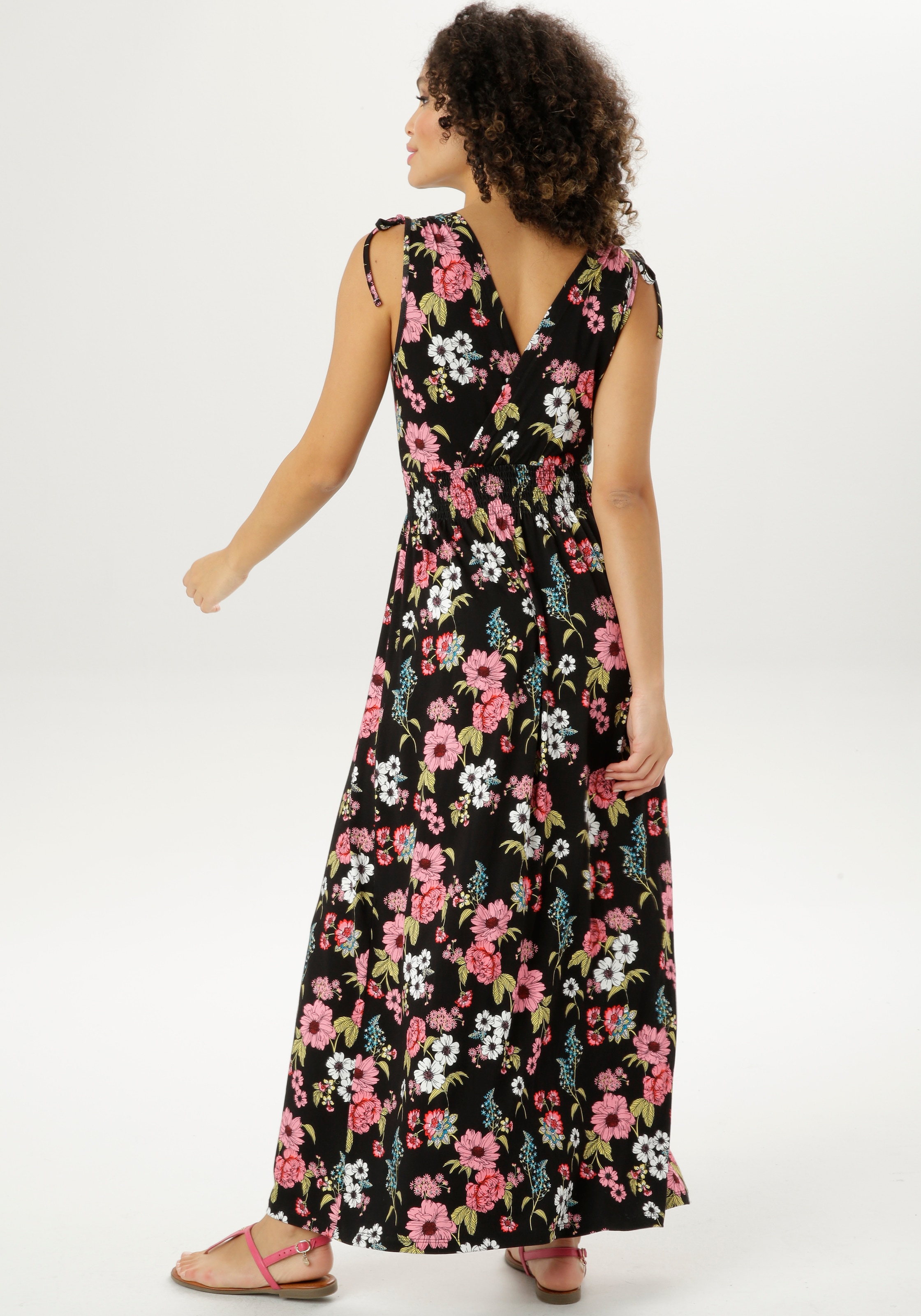 Aniston SELECTED Sommerkleid, mit Trägern zum Raffen versandkostenfrei auf